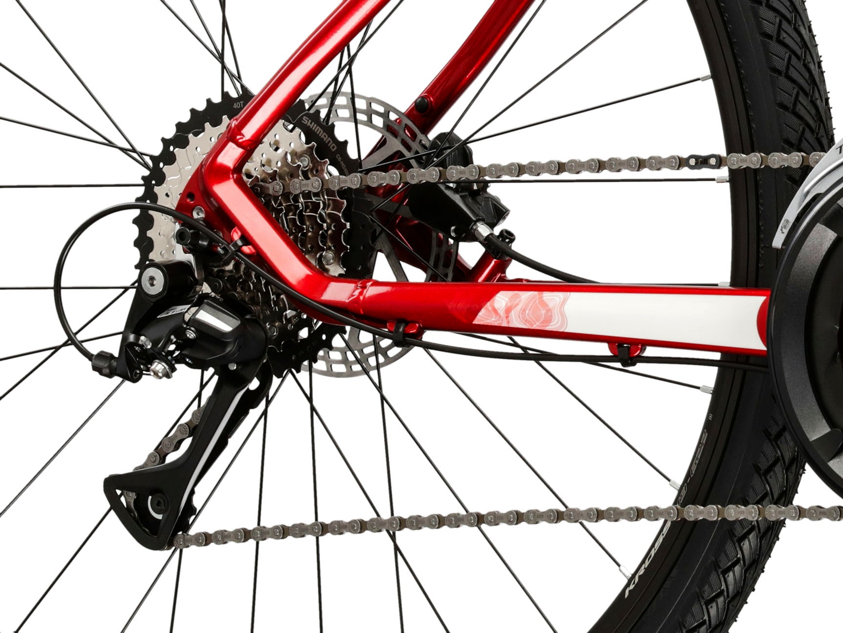 Kross Crossrad »Evado 4.0«, 18 Gang, Shimano, ACERA M3020 Schaltwerk, Kettenschaltung