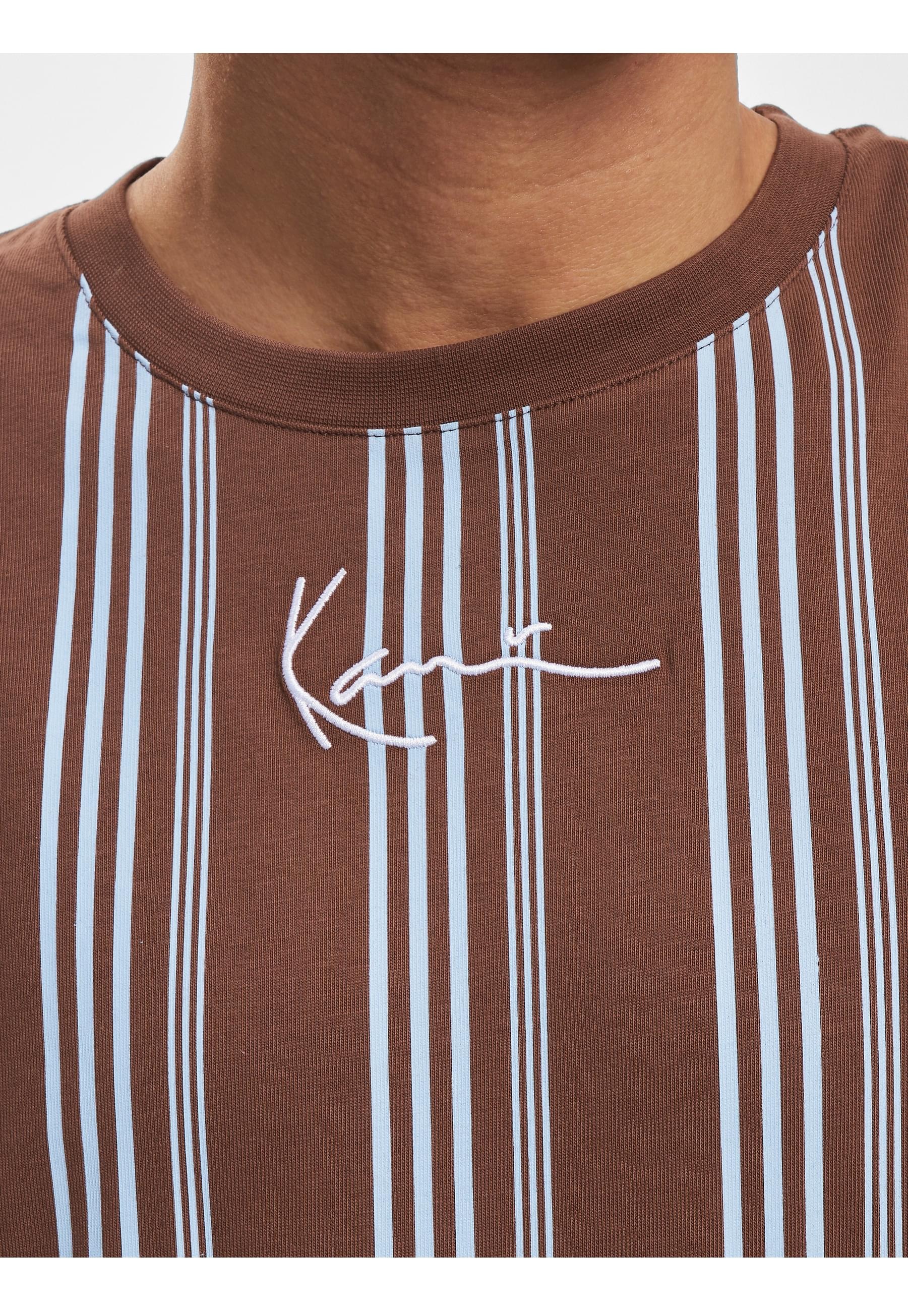 Karl Kani T-Shirt »Karl Kani Herren KM233-025-2 KK Small Signature Striped Tee«, (1 tlg.)