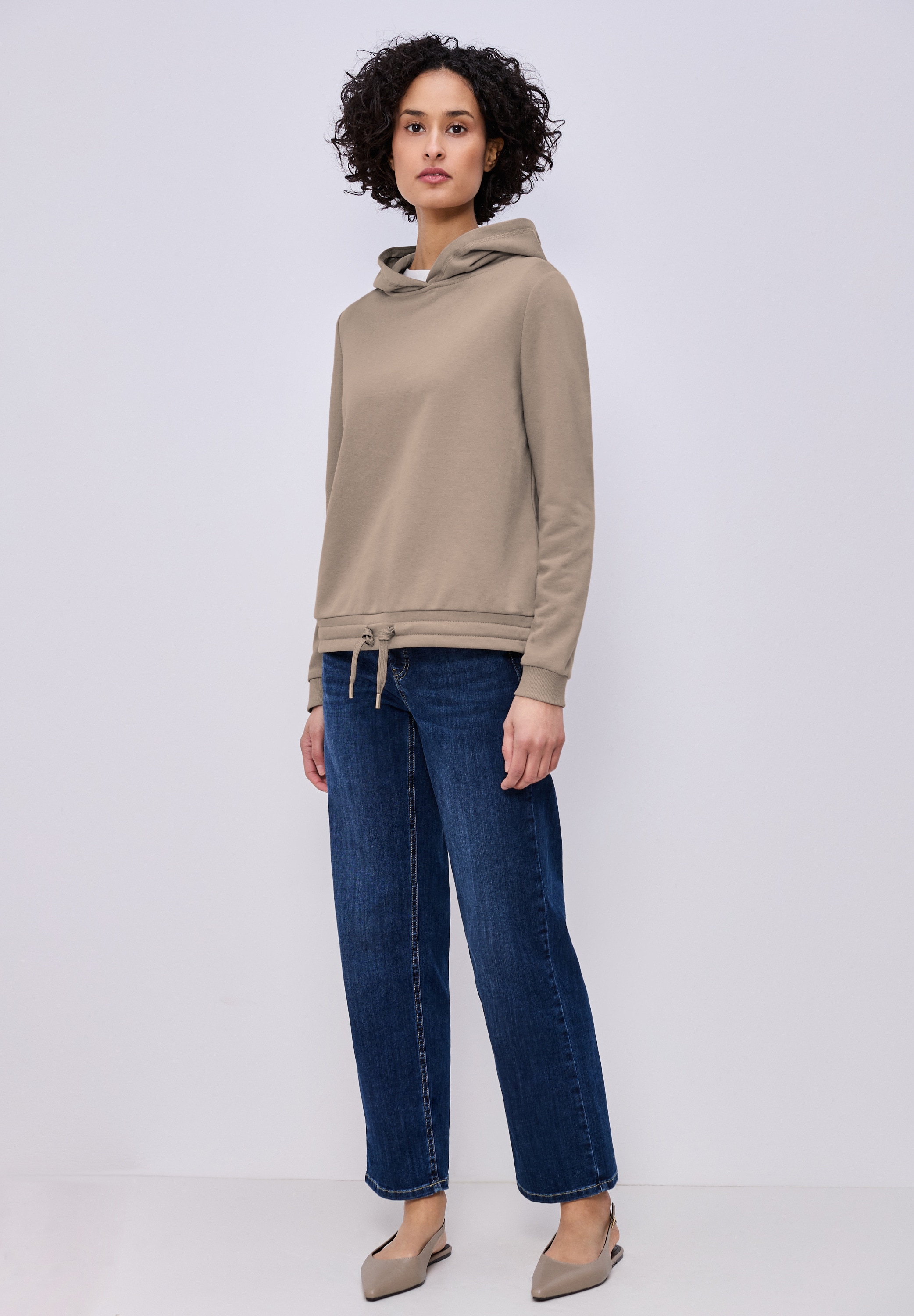 STREET ONE Sweatshirt , in Unifarbe
