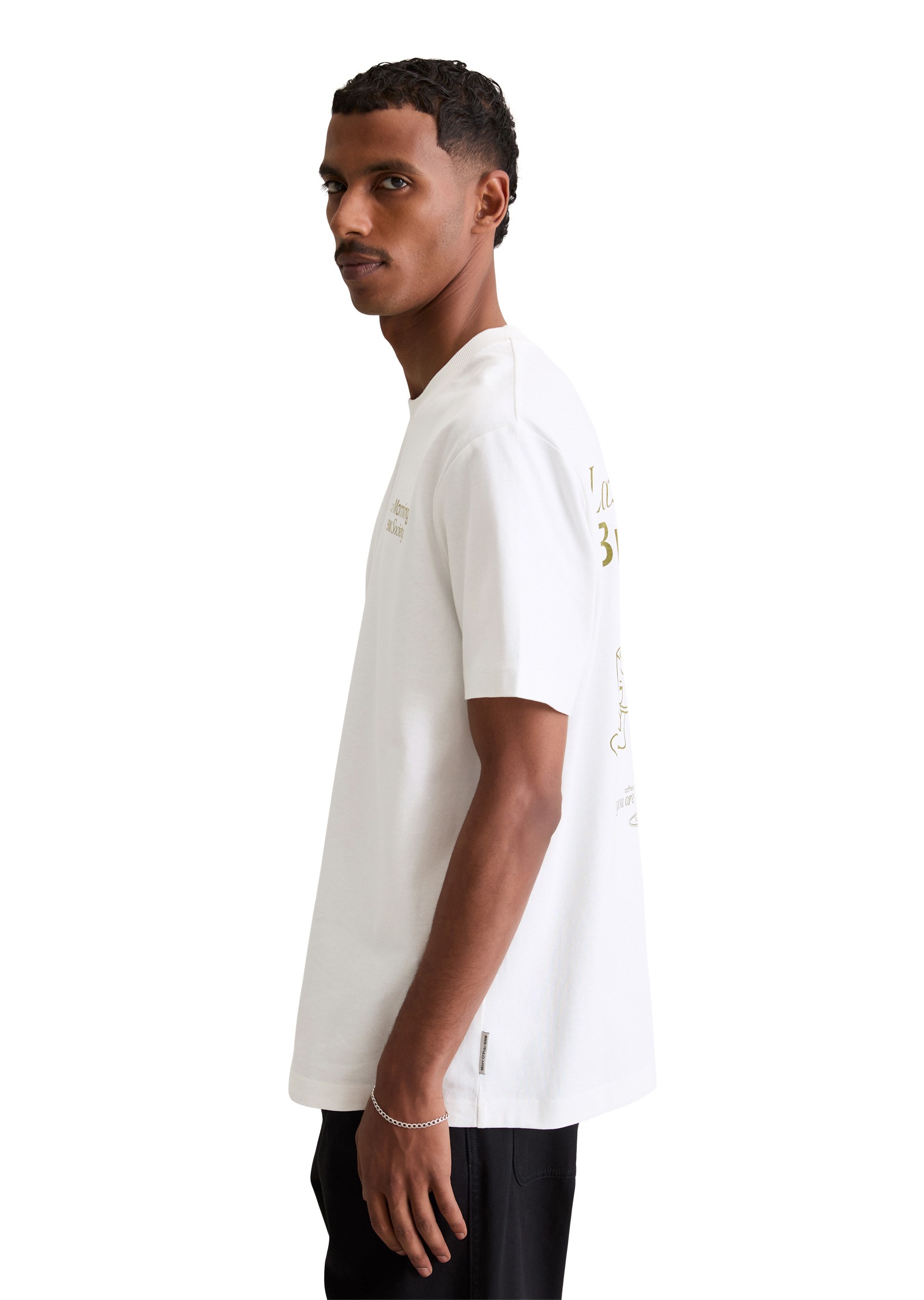 Marc O'Polo DENIM T-Shirt »mit anregendem Rückenprint«