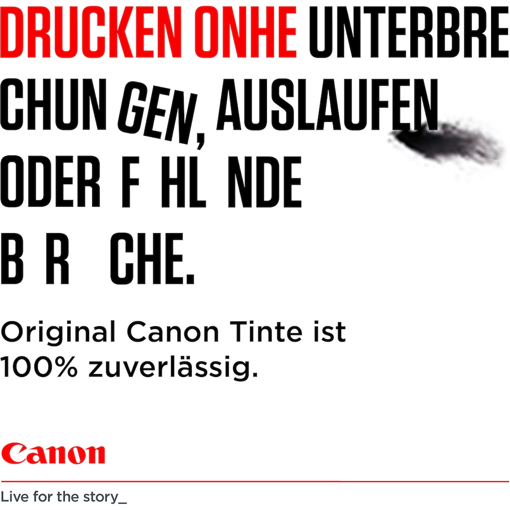 Canon Tintenpatrone »PGI-580BK/CLI-581 BK/C/M/Y Pigment- und Farbstofftinte Multipack«, (Packung, 5 St.)