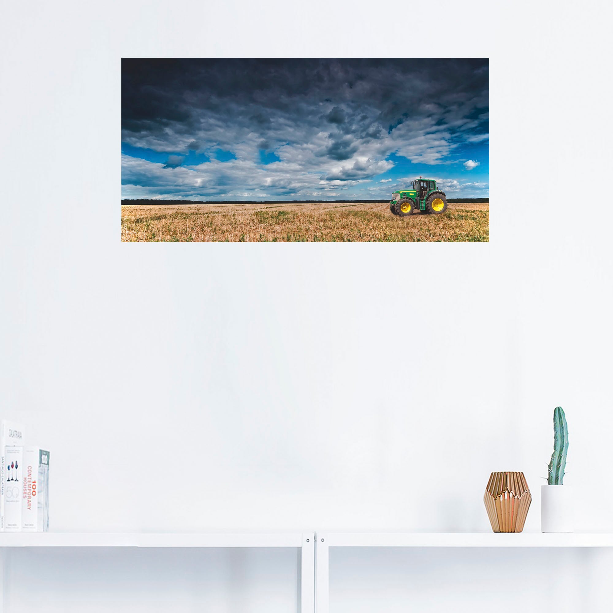 Artland Wandbild »Traktor Landschaftsfotografie«, Traktoren, (1 St.), als Poster, Wandaufkleber in verschied. Größen
