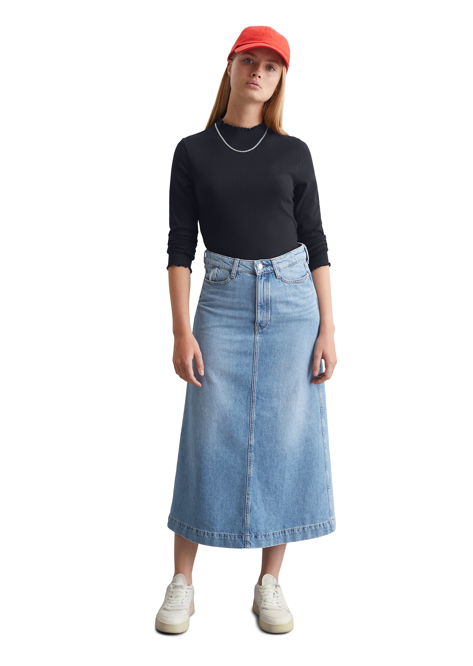 Marc O'Polo DENIM Langarmshirt »aus Organic Cotton-Stretch-Jersey«