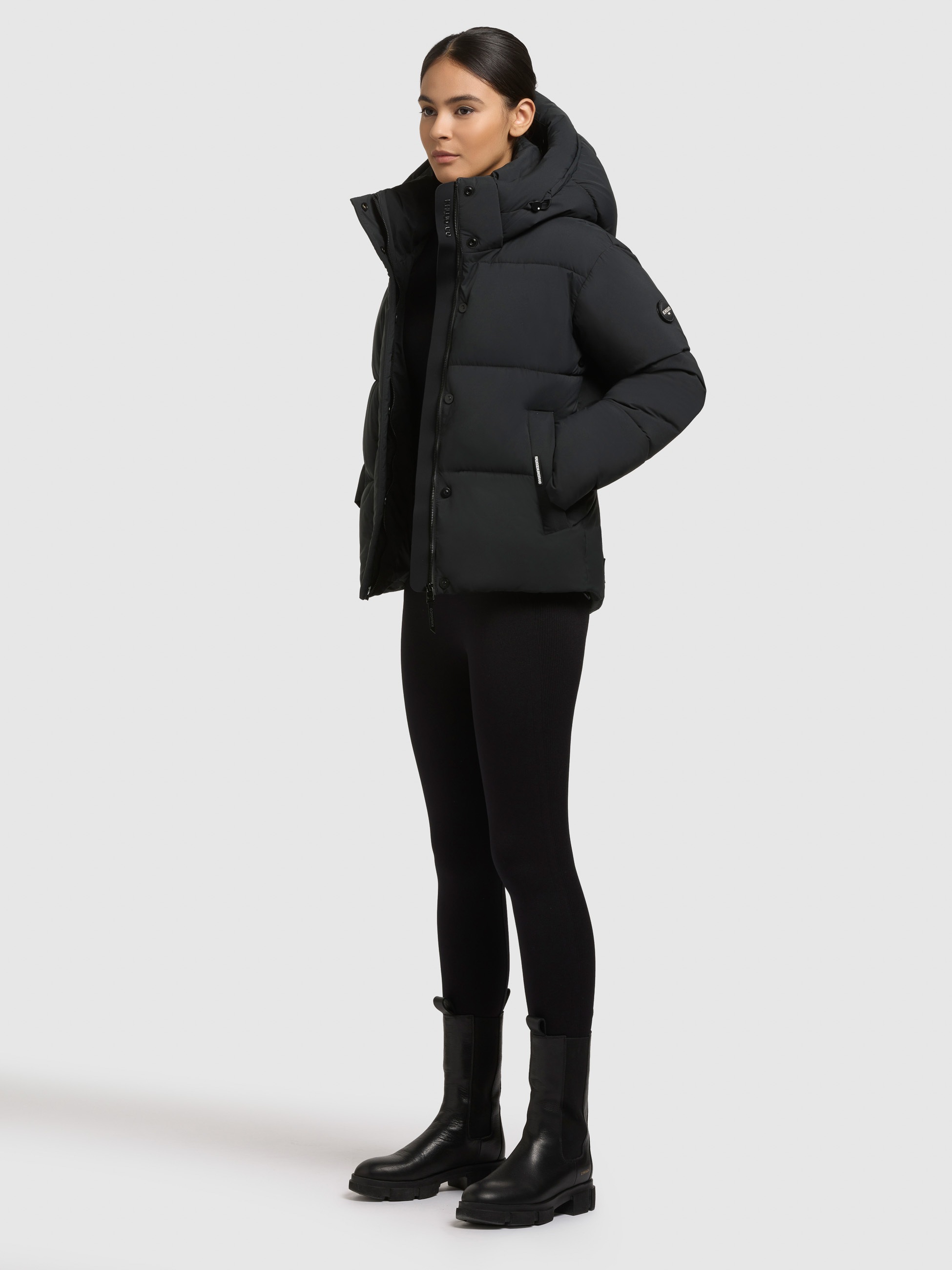 khujo Steppjacke »DEVINA2 MATT« mit Kapuze