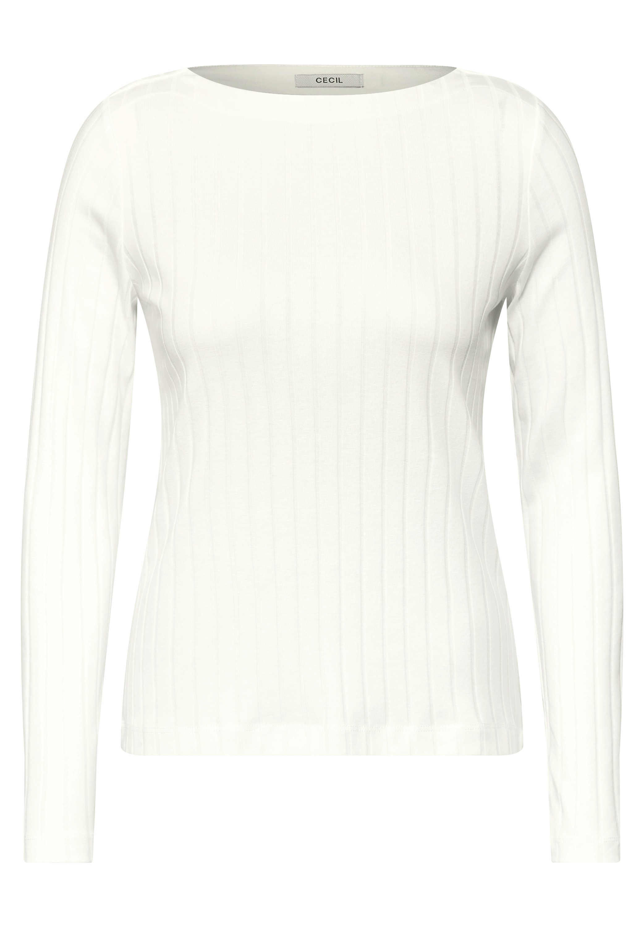 Cecil Langarmshirt, mit U-Boot-Ausschnitt