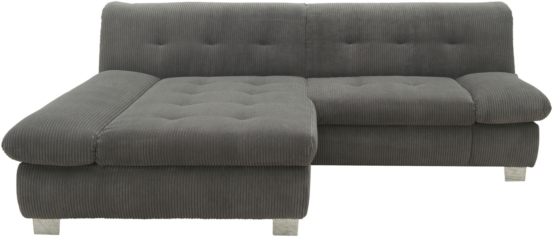 DOMO collection Ecksofa "100031 kompakte Stellmaße, komfortabel und bequem, günstig online kaufen
