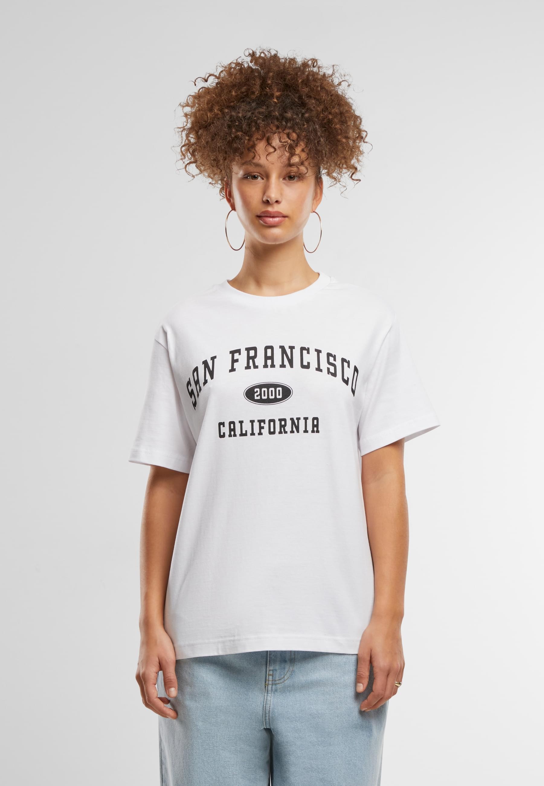 Miss Tee T-Shirt »Miss Tee San Francisco City Wording Tee«, (1 tlg.)