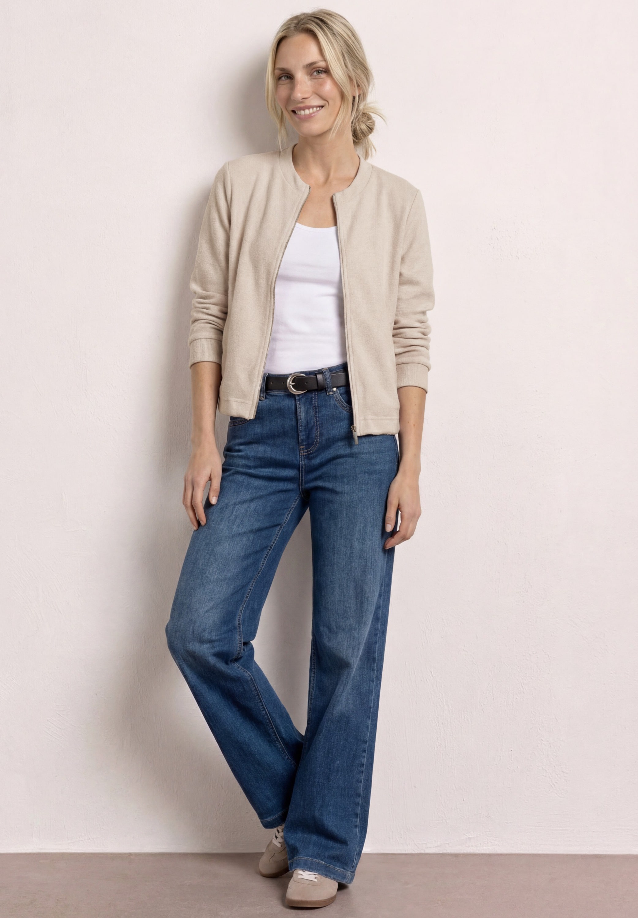 STREET ONE Cardigan mit Rundhalsausschnitt