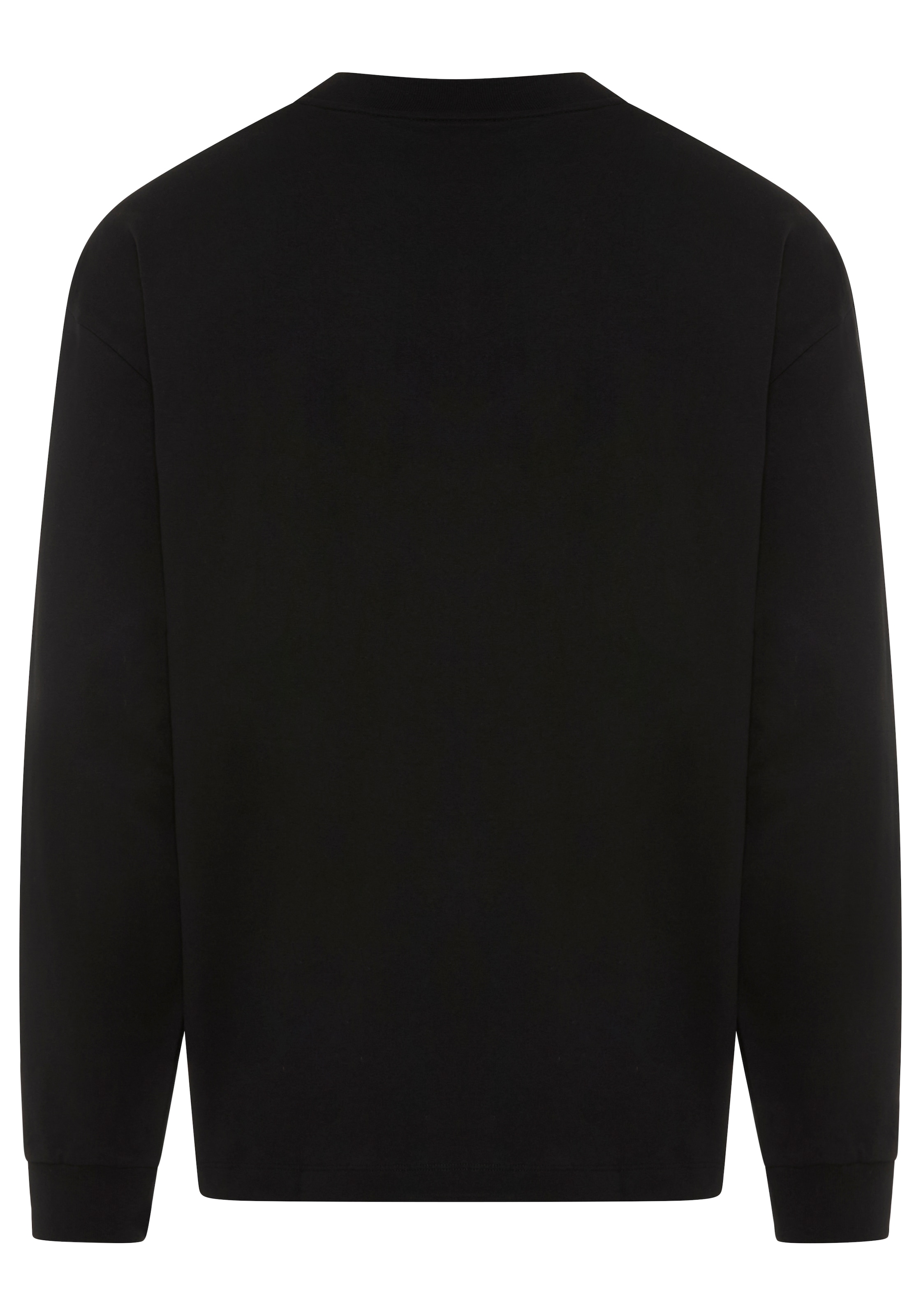 HUGO Langarmshirt »Daposo« Rundhalsausschnitt, Relaxed Fit, Ärmelbündchen