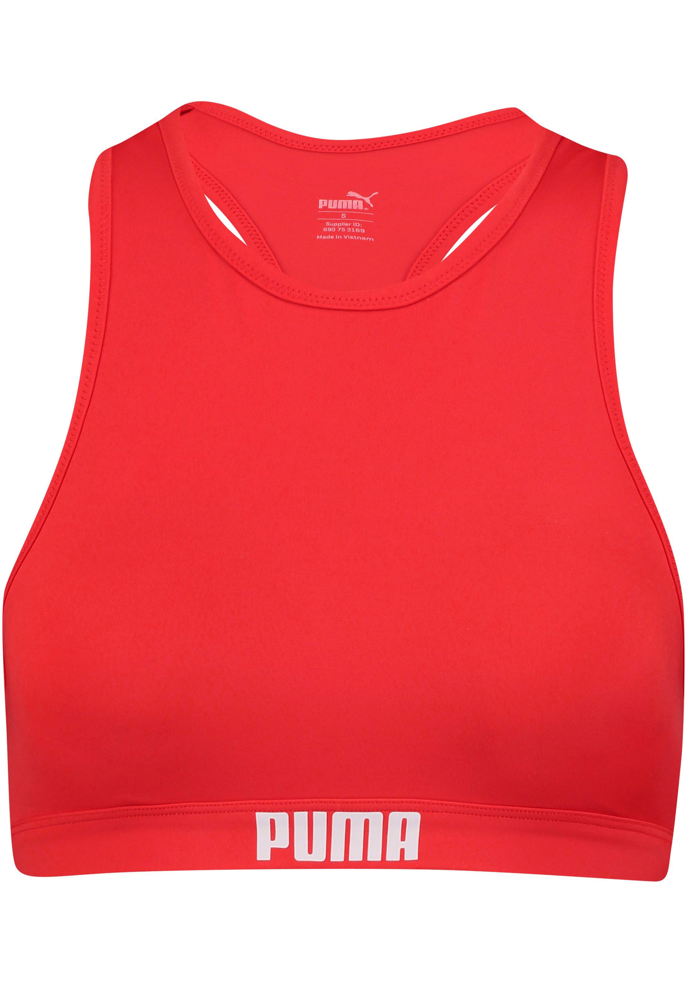 PUMA Bustier-Bikini-Top, mit Racerback-Rücken