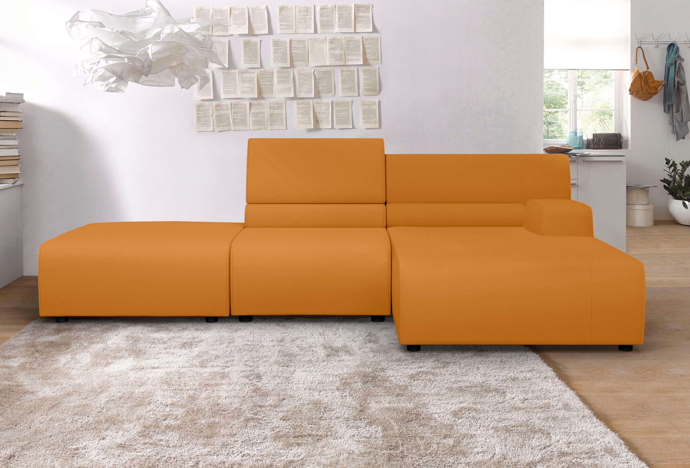 Egoitaliano Ecksofa "Babouche, Designsofa mit außergewöhnlichem Sitzkomfort zum Wohlfühlen"