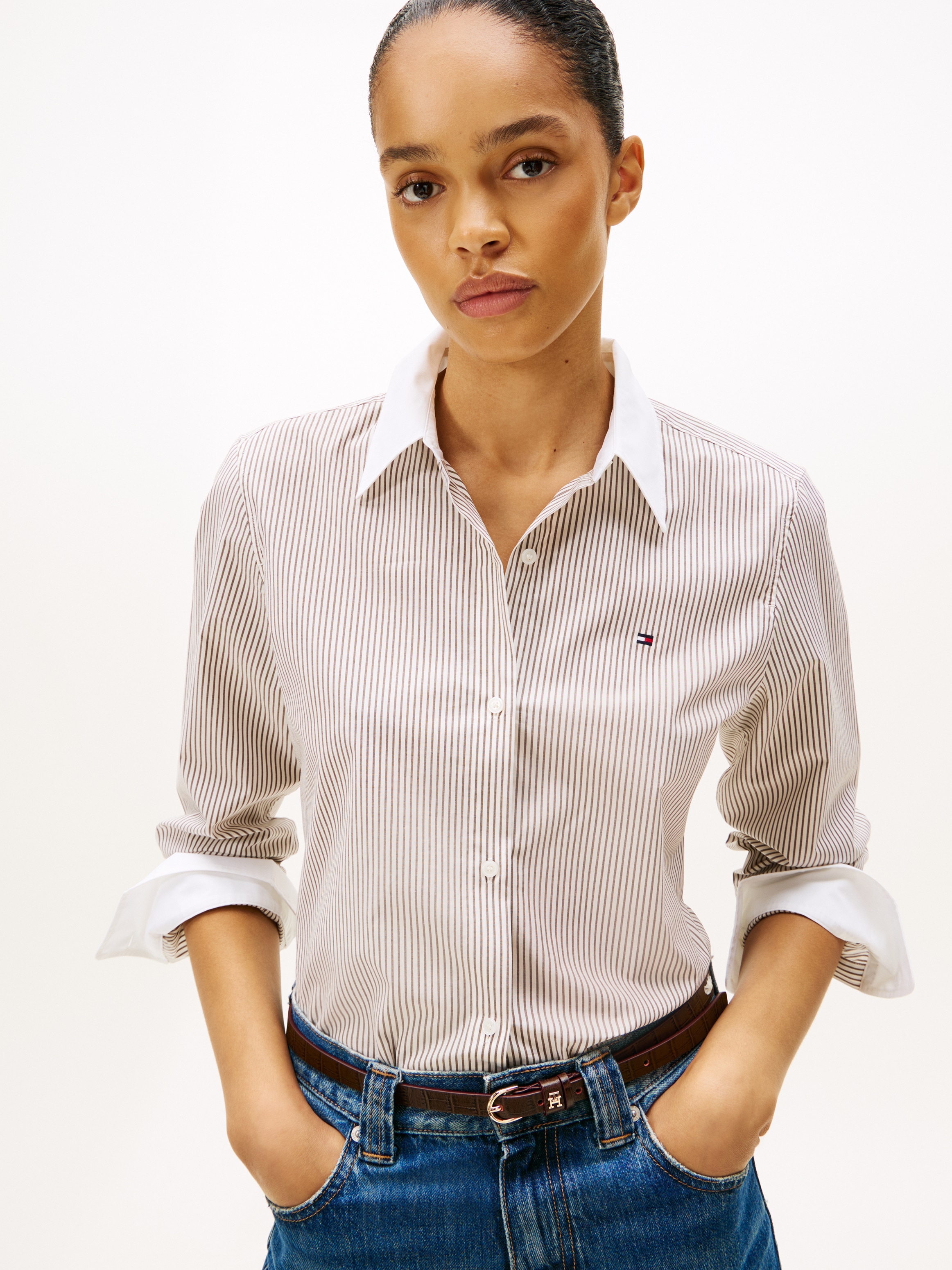 Tommy Hilfiger Shirtbluse »ESS POPLIN REGULAR SHIRT«