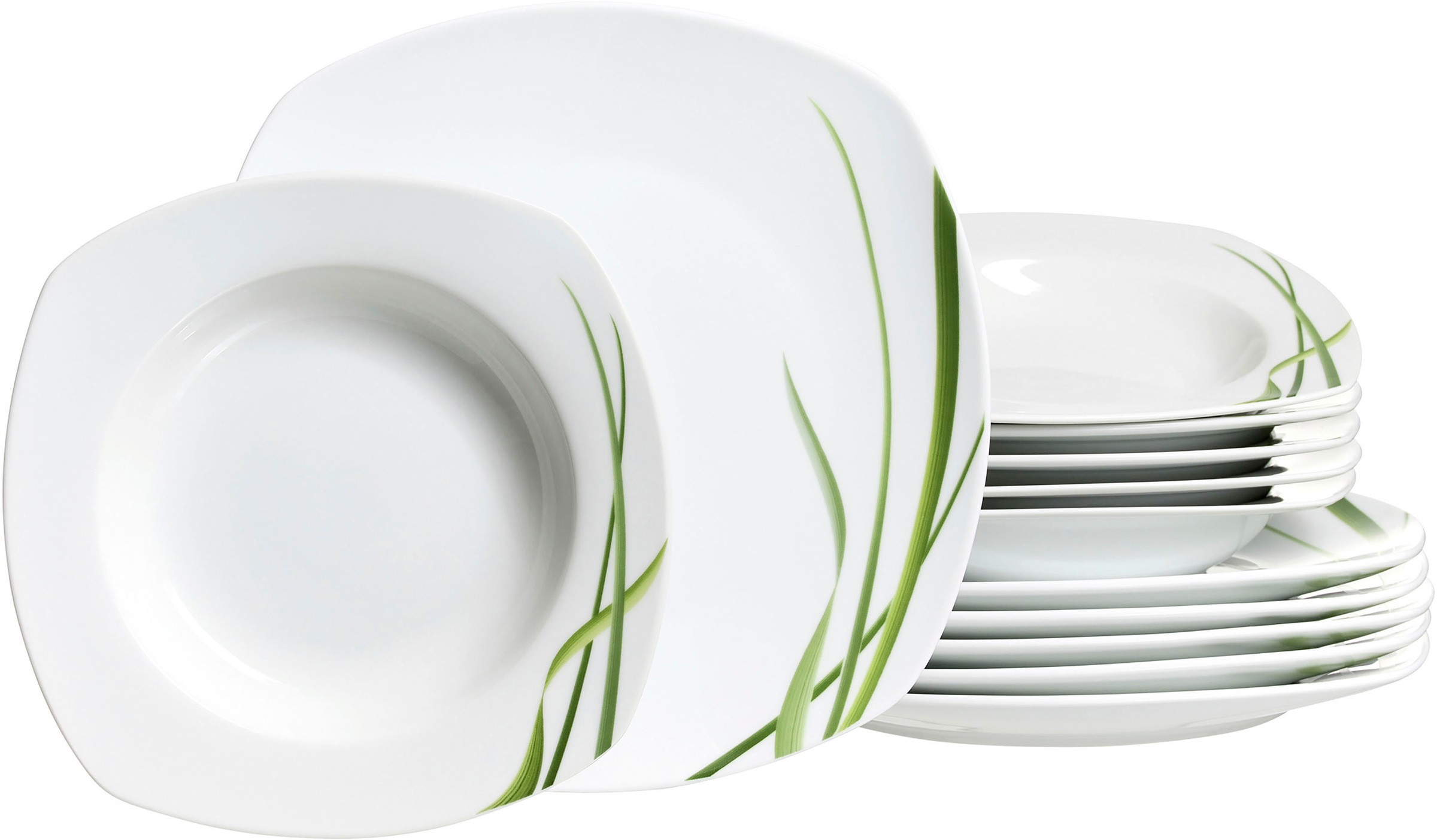 Ritzenhoff & Breker Tafelservice "Graphic" Geschirr-Set mit Gräser-Dekor günstig online kaufen