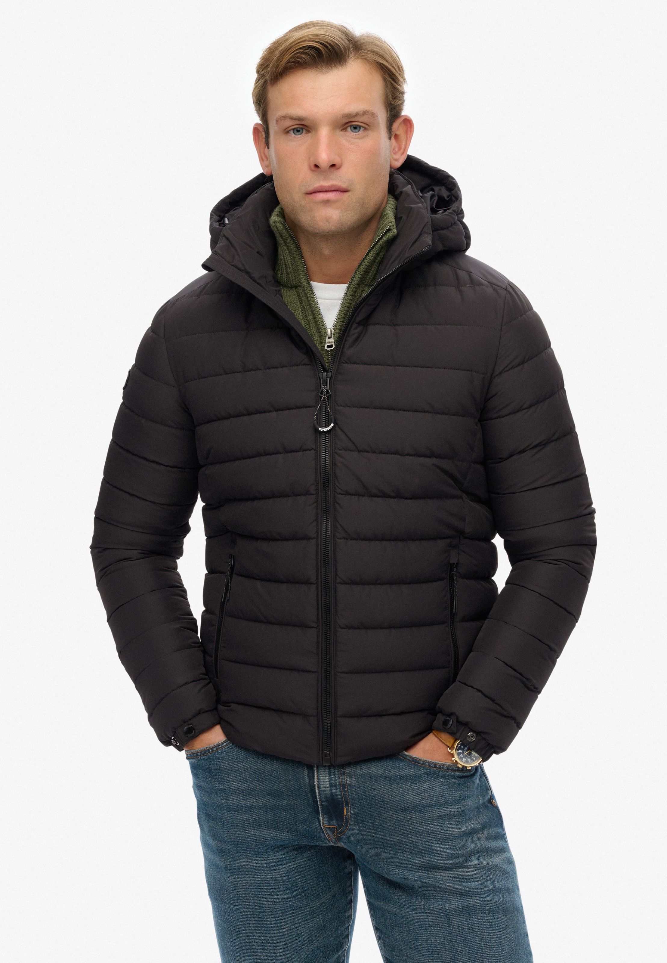 Superdry Steppjacke "HOODED FUJI PADDED JACKET" mitKapuze günstig online kaufen