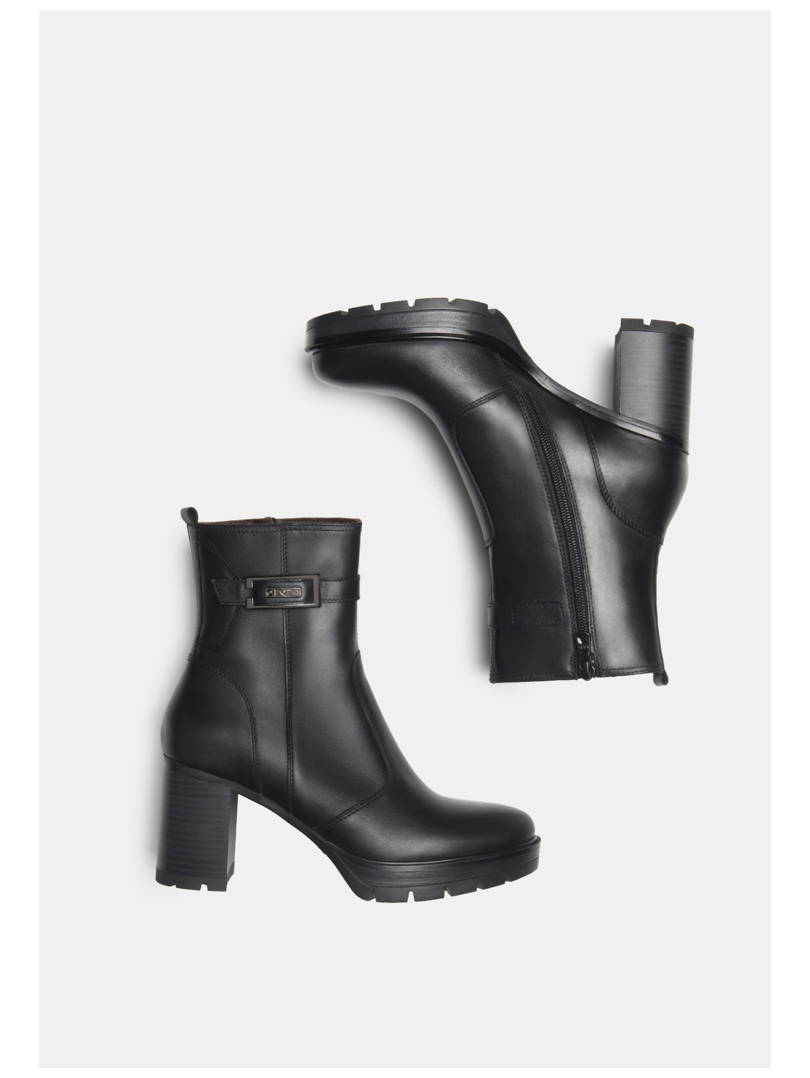 Nero Giardini High-Heel-Stiefelette »Nero Giardini Stiefelette Leder«