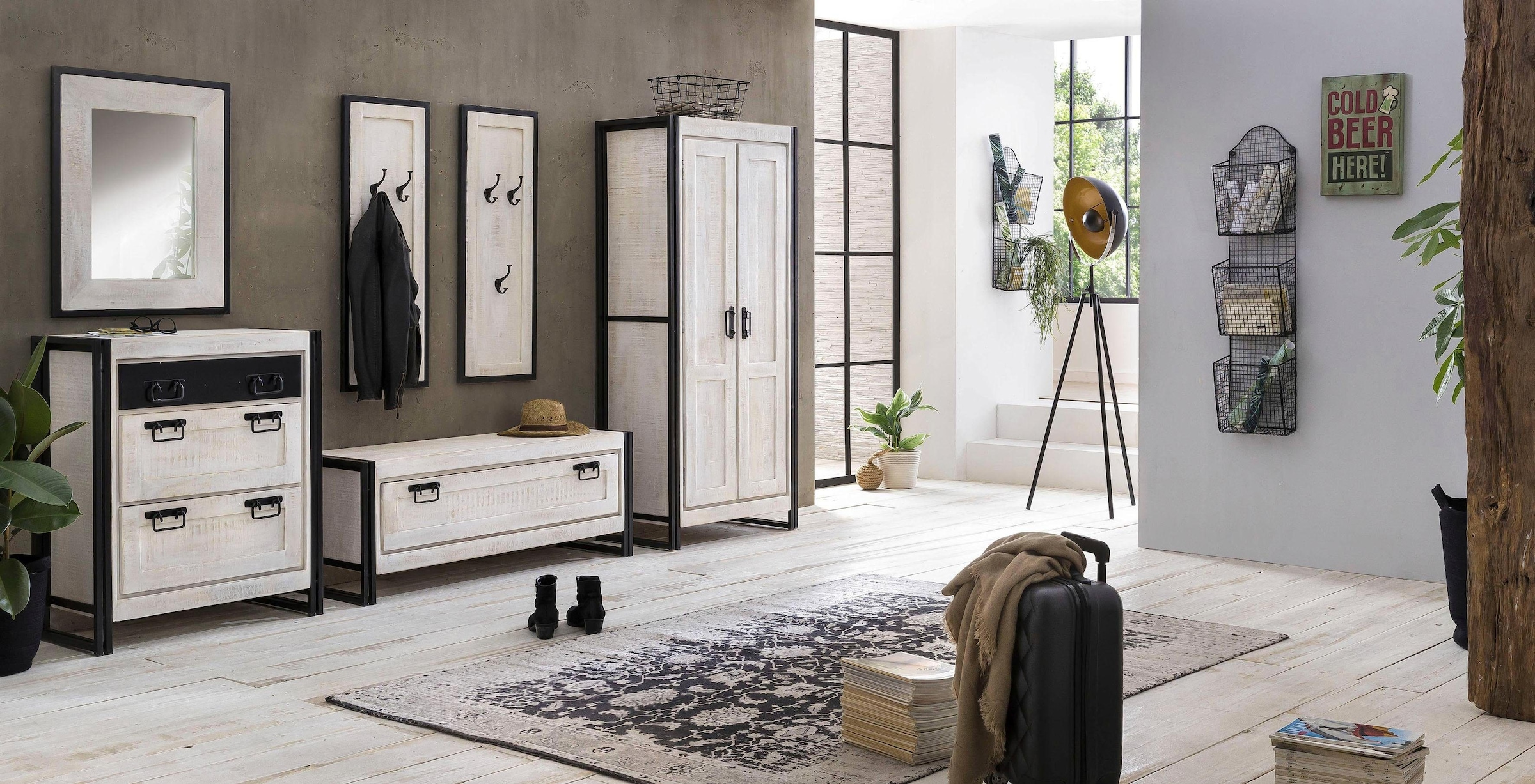 SIT Garderobenschrank »White im Panama«, Look | bestellen BAUR Vintage