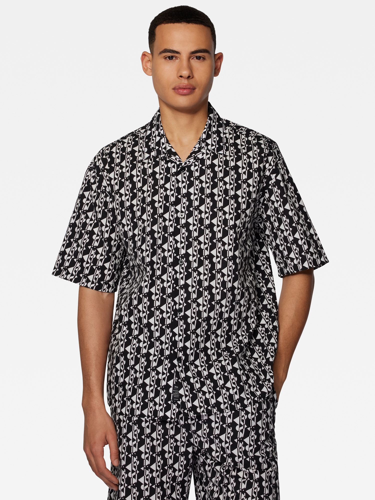 Mavi Langarmhemd »PRINTED SHIRT«, Kurzarmhemd