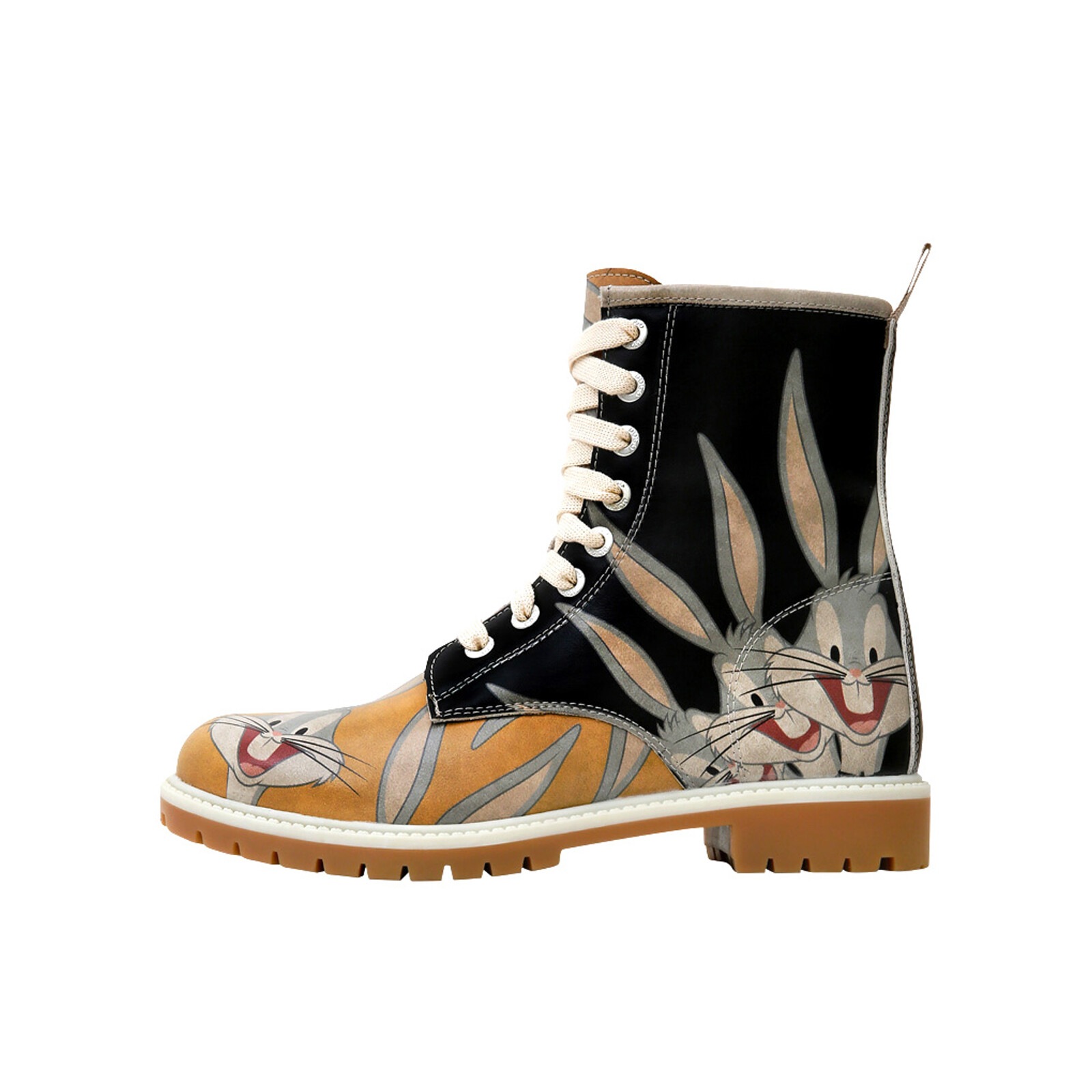 DOGO Schnürboots "Wb Longe Boots Schnürstiefel Family Rocks Damen Stiefeletten," Handgefertigt