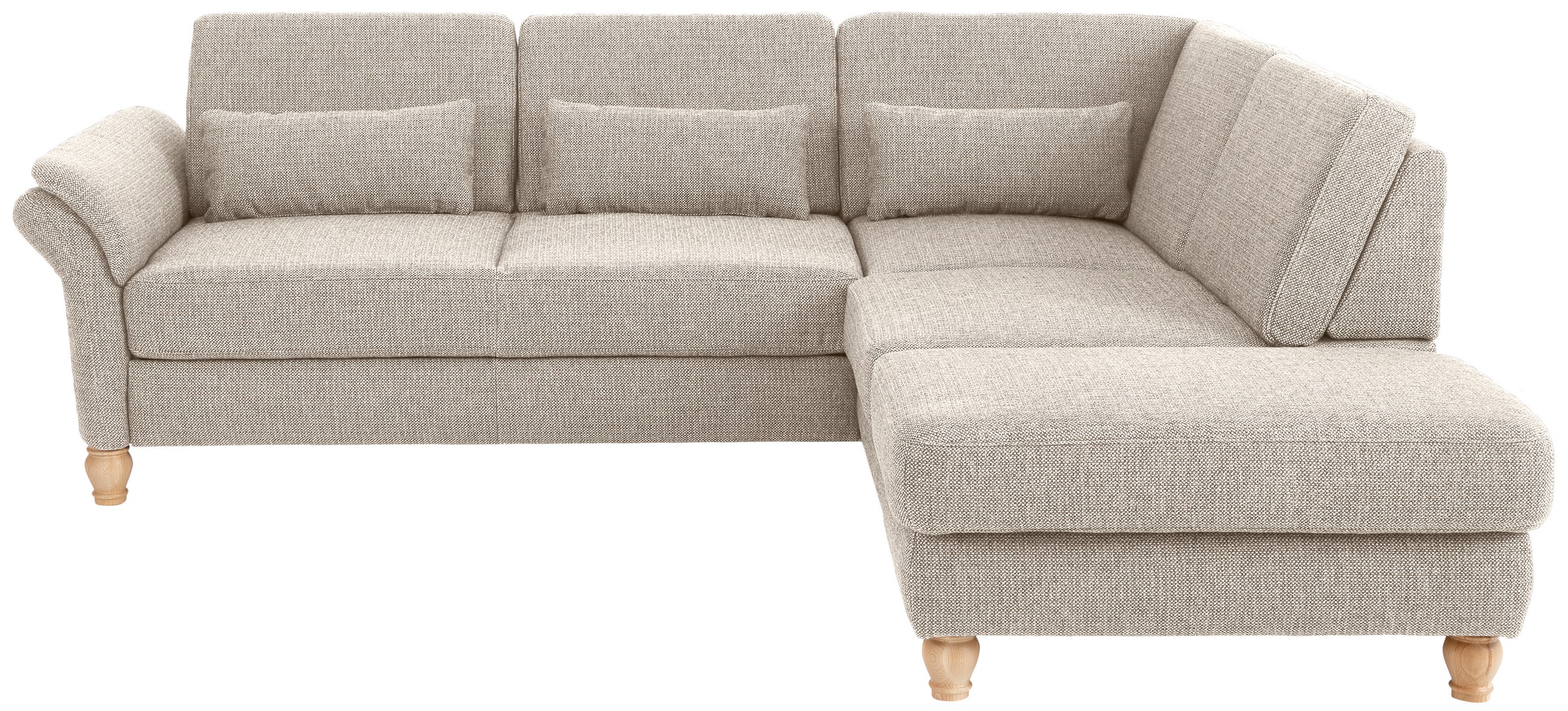 Home affaire Ecksofa "Palace L-Form", incl. Sitztiefenverstellung, wahlweis günstig online kaufen