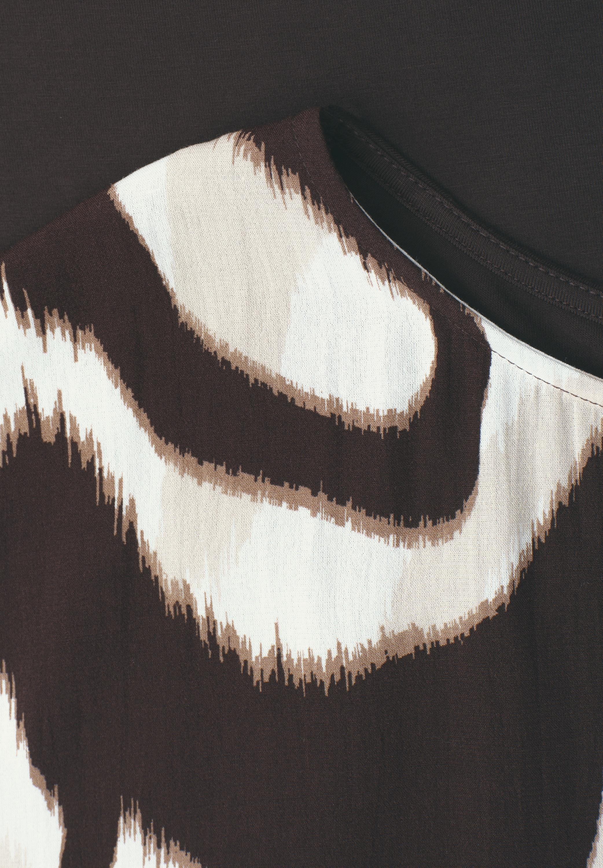 STREET ONE T-Shirt mit U-Boot-Ausschnitt
