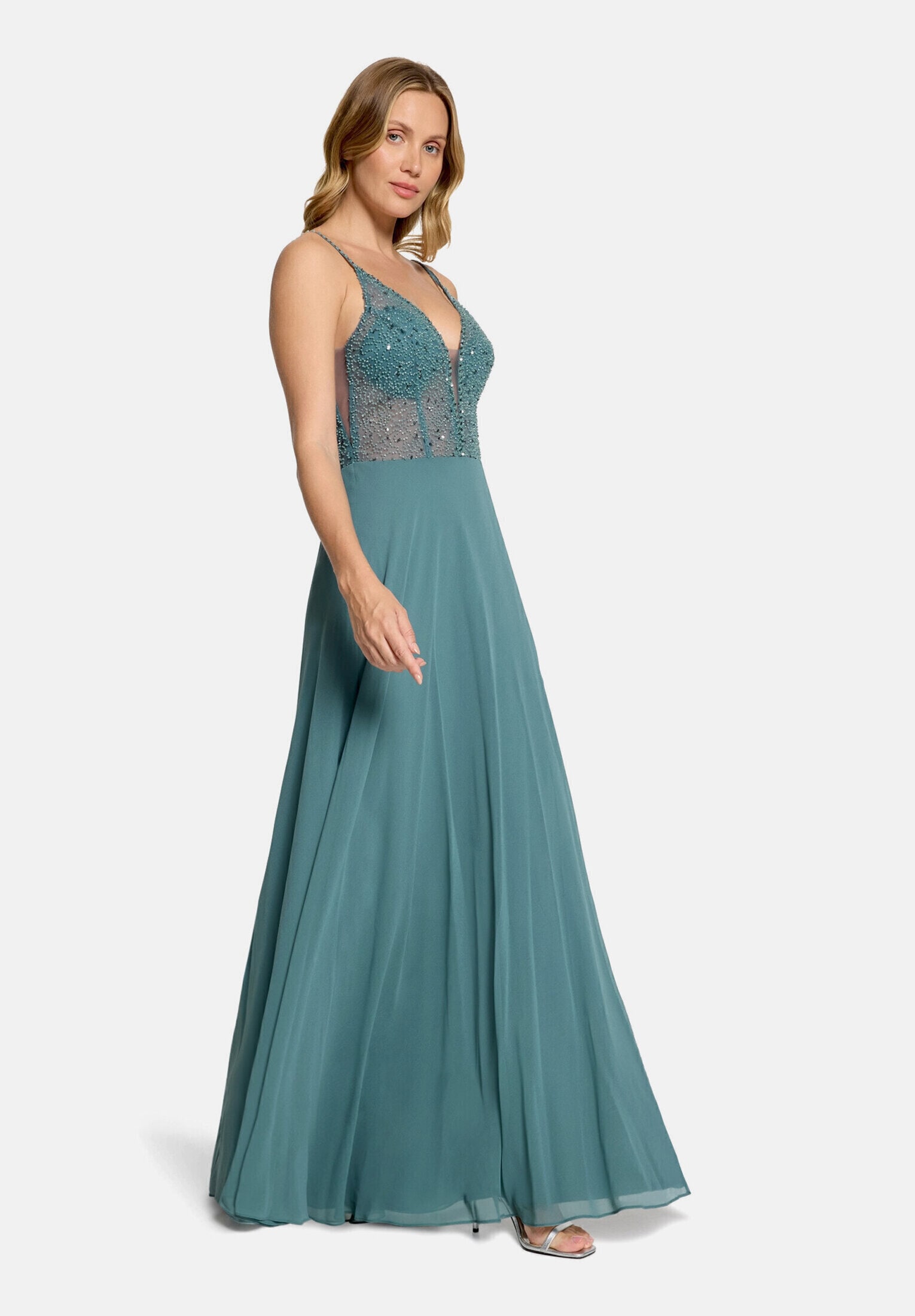 Vera Mont Abendkleid "Damen mit Stickerei" Ohne Tasche