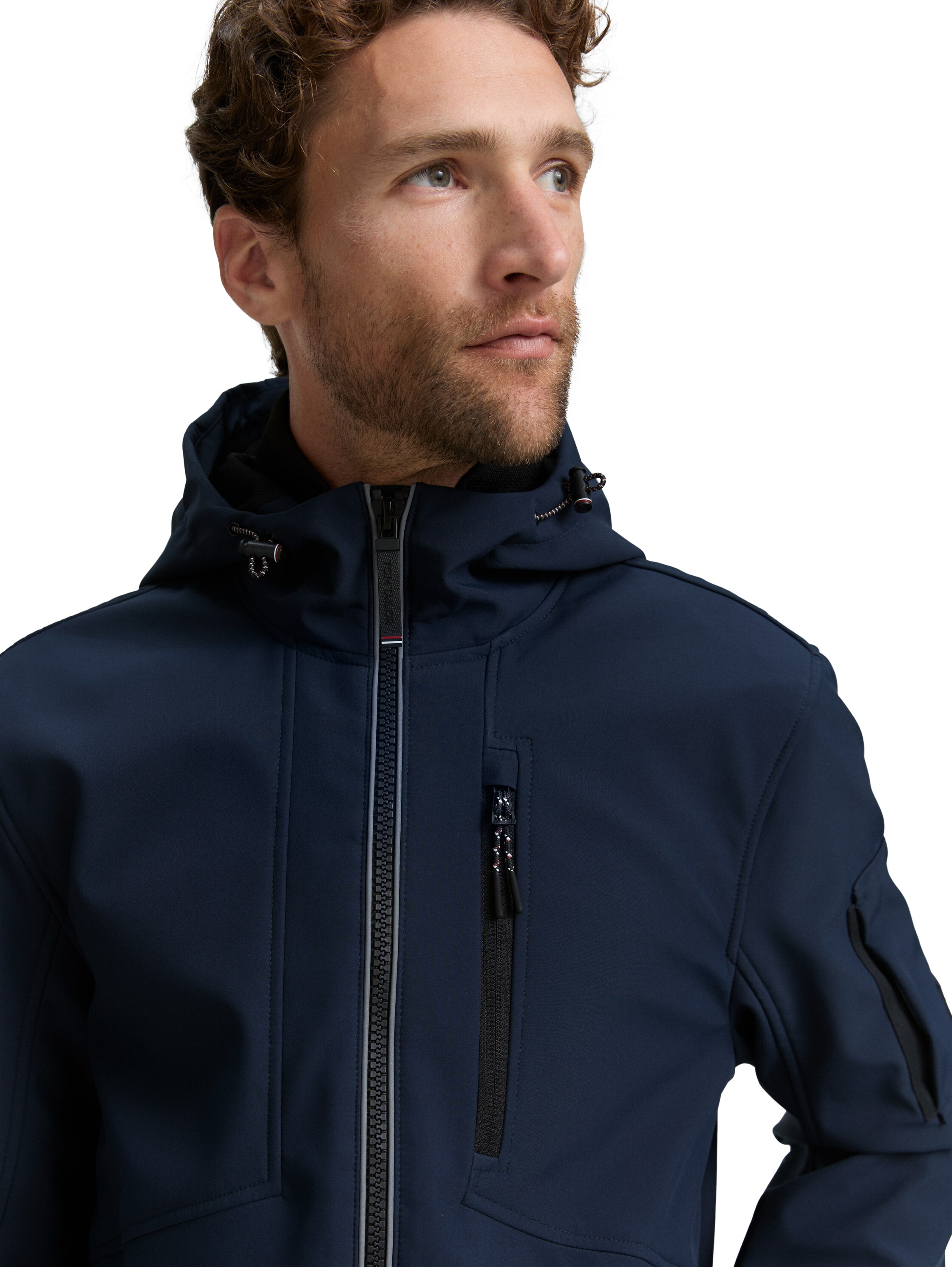 Thumbnail - TOM TAILOR Softshelljacke, mit Kapuze, mit Kapuze