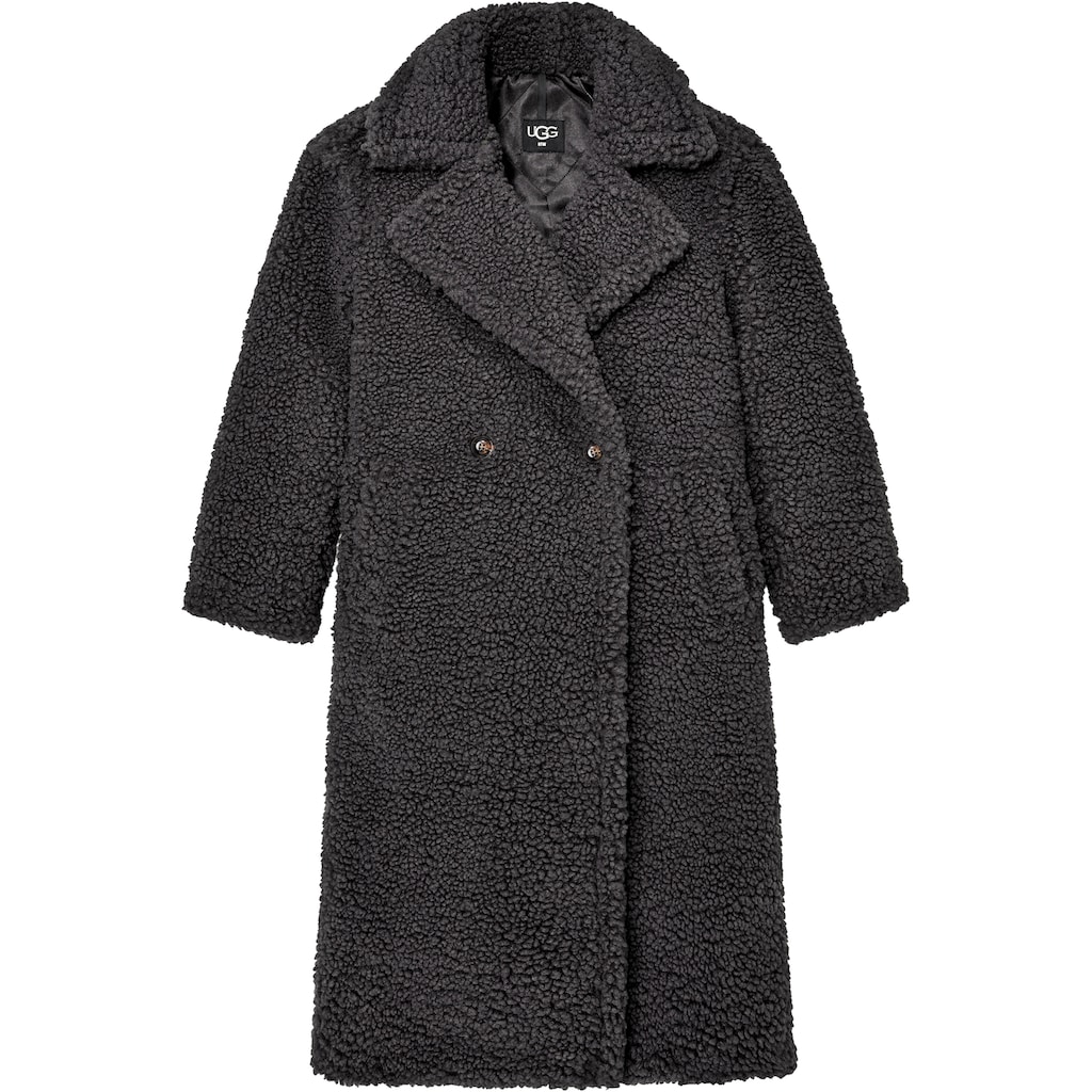 UGG Fellimitatmantel »W GERTRUDE LONG TEDDY COAT«