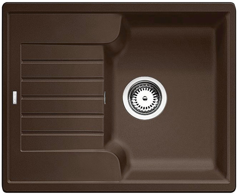 Granitspüle BLANCO, B:50cm H:19cm T:62cmcafe, Verbundwerkstoff, Küchenspülen, "ZIA 40 S", erhältlich in mehreren Farben