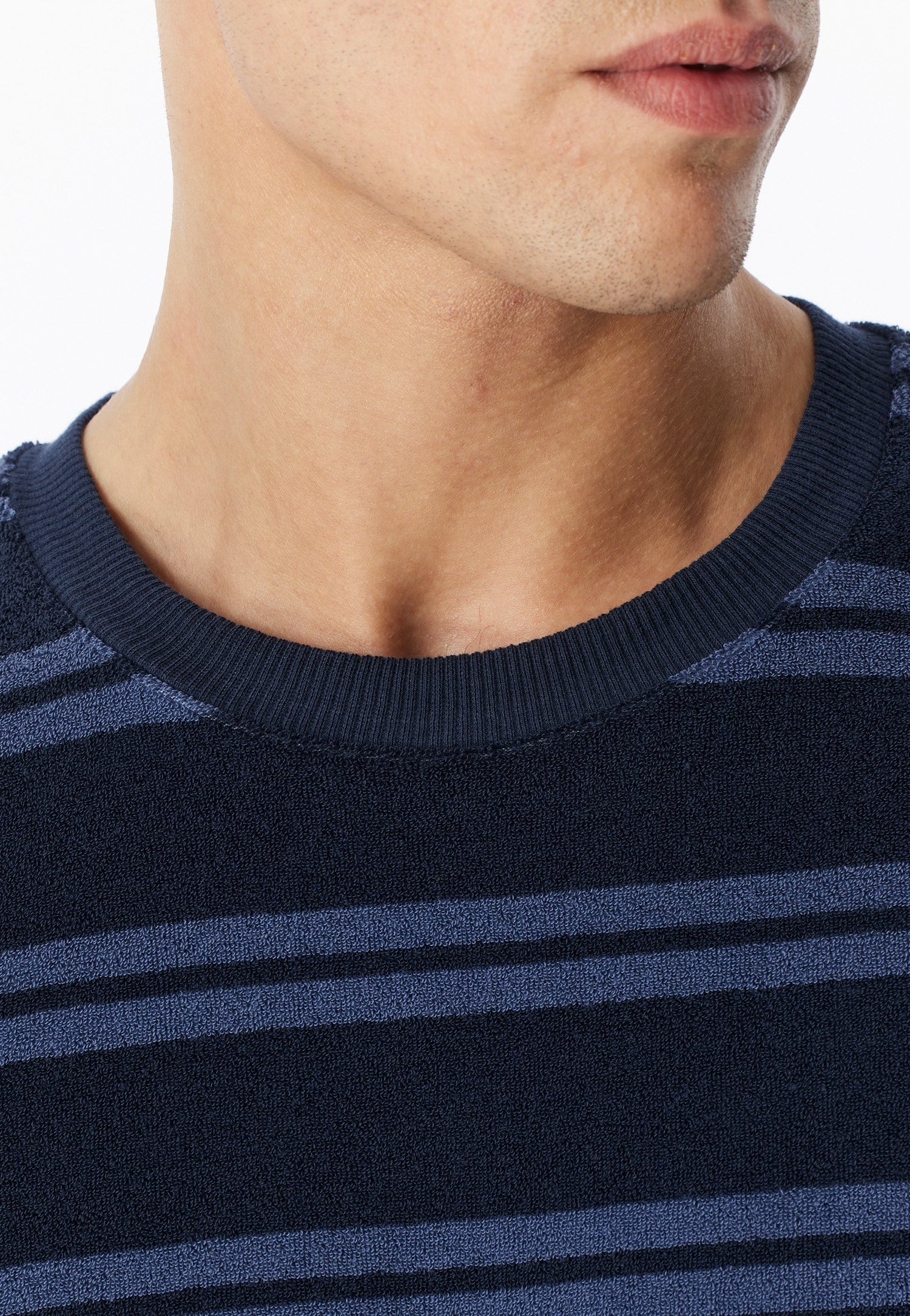 Schiesser Pyjama »Casual Nightwear« 2 mit zweifarbigen Ringeln, mit Bindeband am Bund