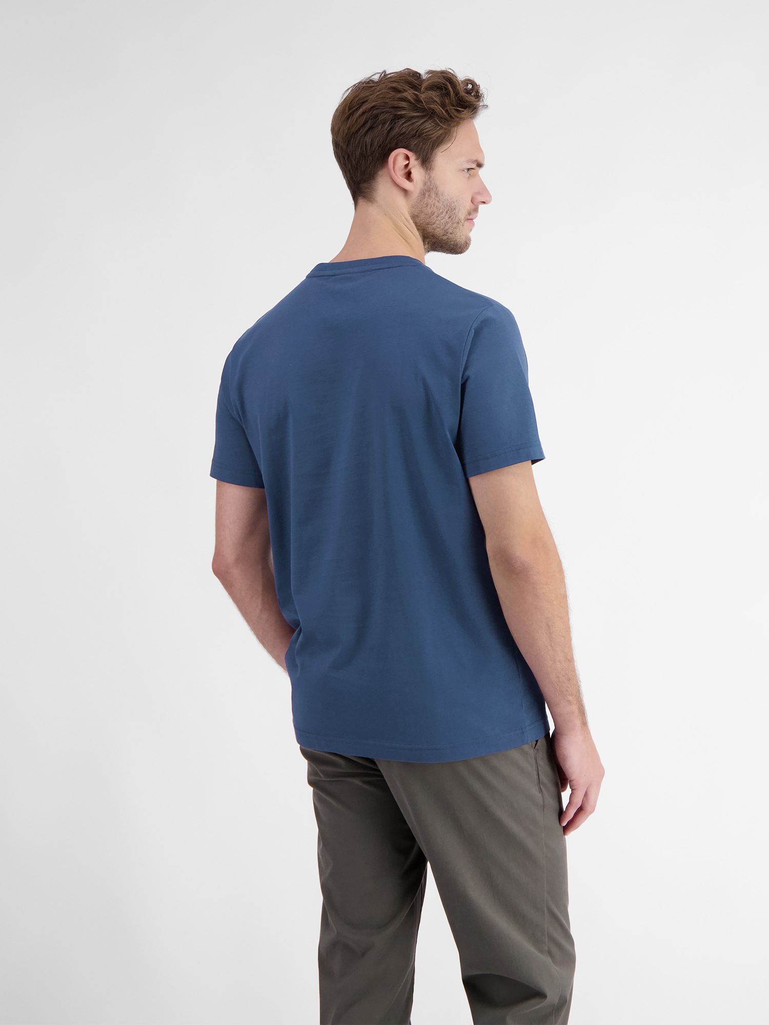 LERROS T-Shirt »LERROS Herren T-Shirt mit Brust-Print«