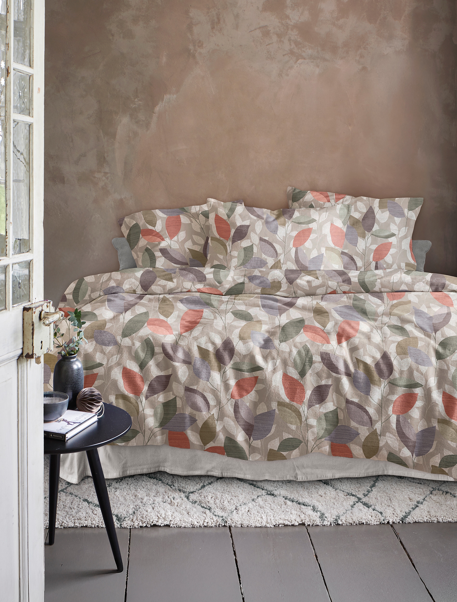 Bettwäsche IRISETTE90 multi, Biber, Obermaterial: 100% Baumwolle, Bettwäsche, "Meran 8765", Feinbiber, 2 teilig, flauschig