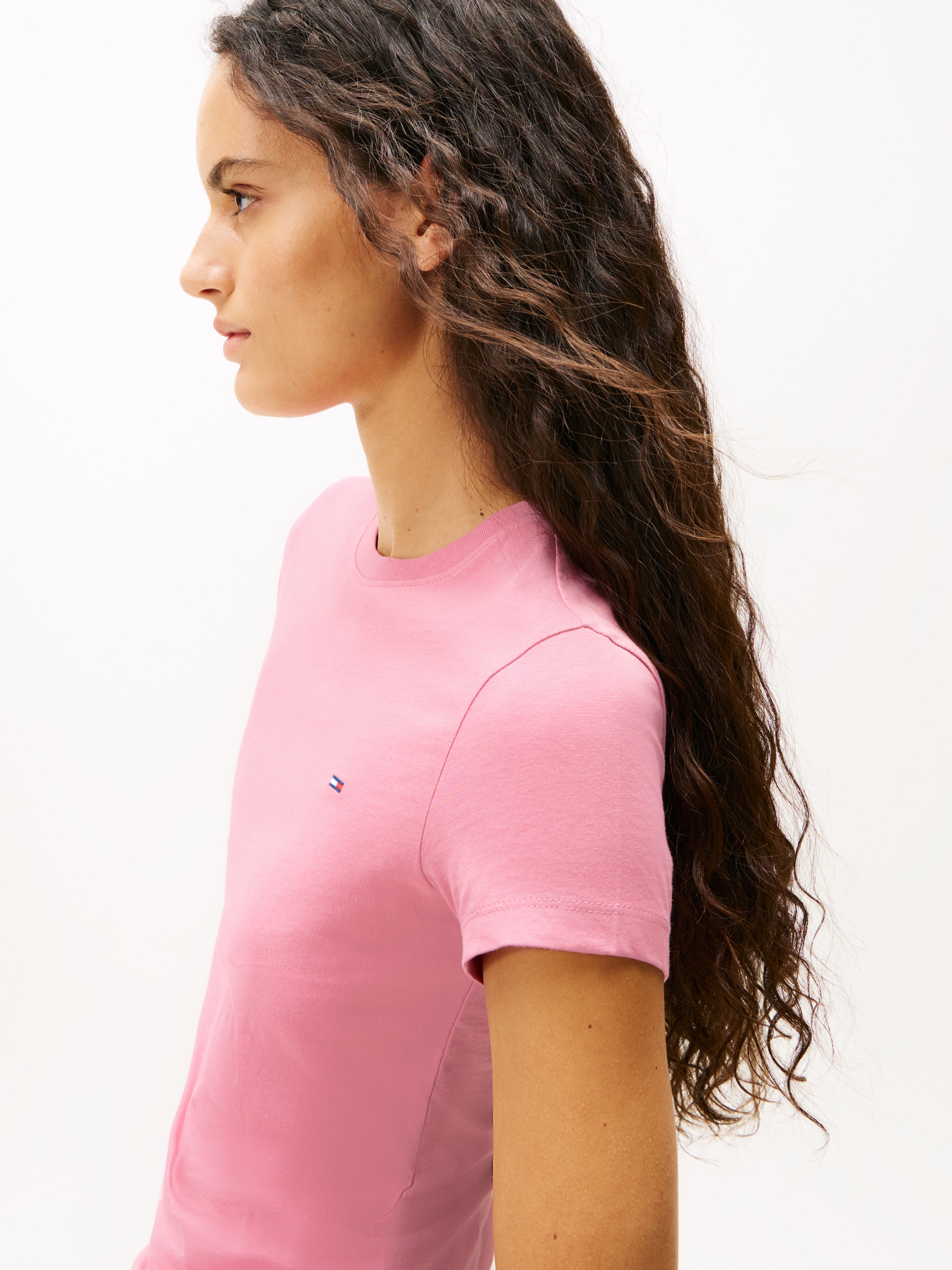 Tommy Jeans T-Shirt »TJW 2PACK C-NECK TEE« Packung, 2er, 2 Stk. mit Logo-Stickerei