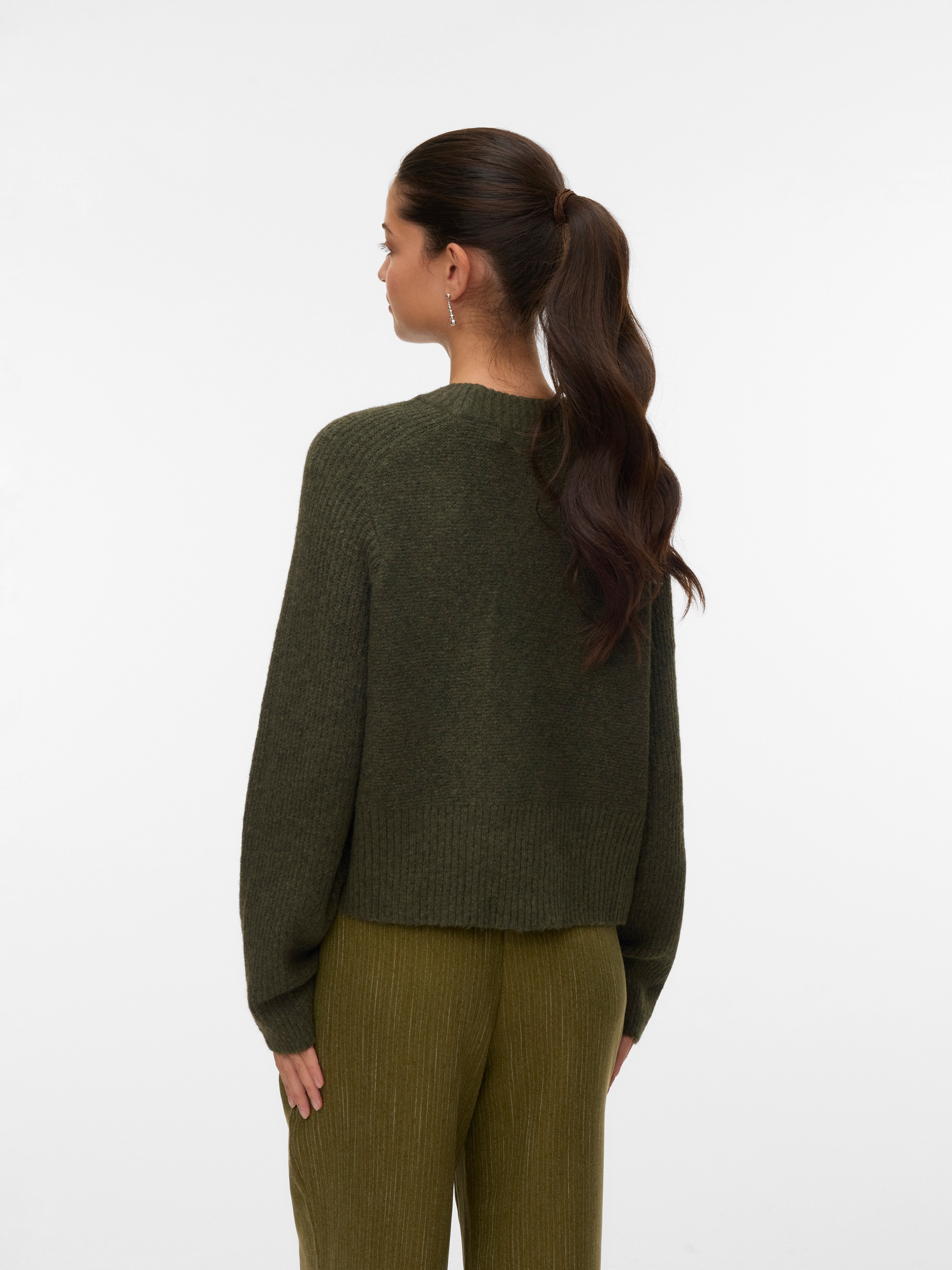 Vero Moda Strickpullover "VMBANG LS O-NECK PULLOVER BOO" günstig online kaufen