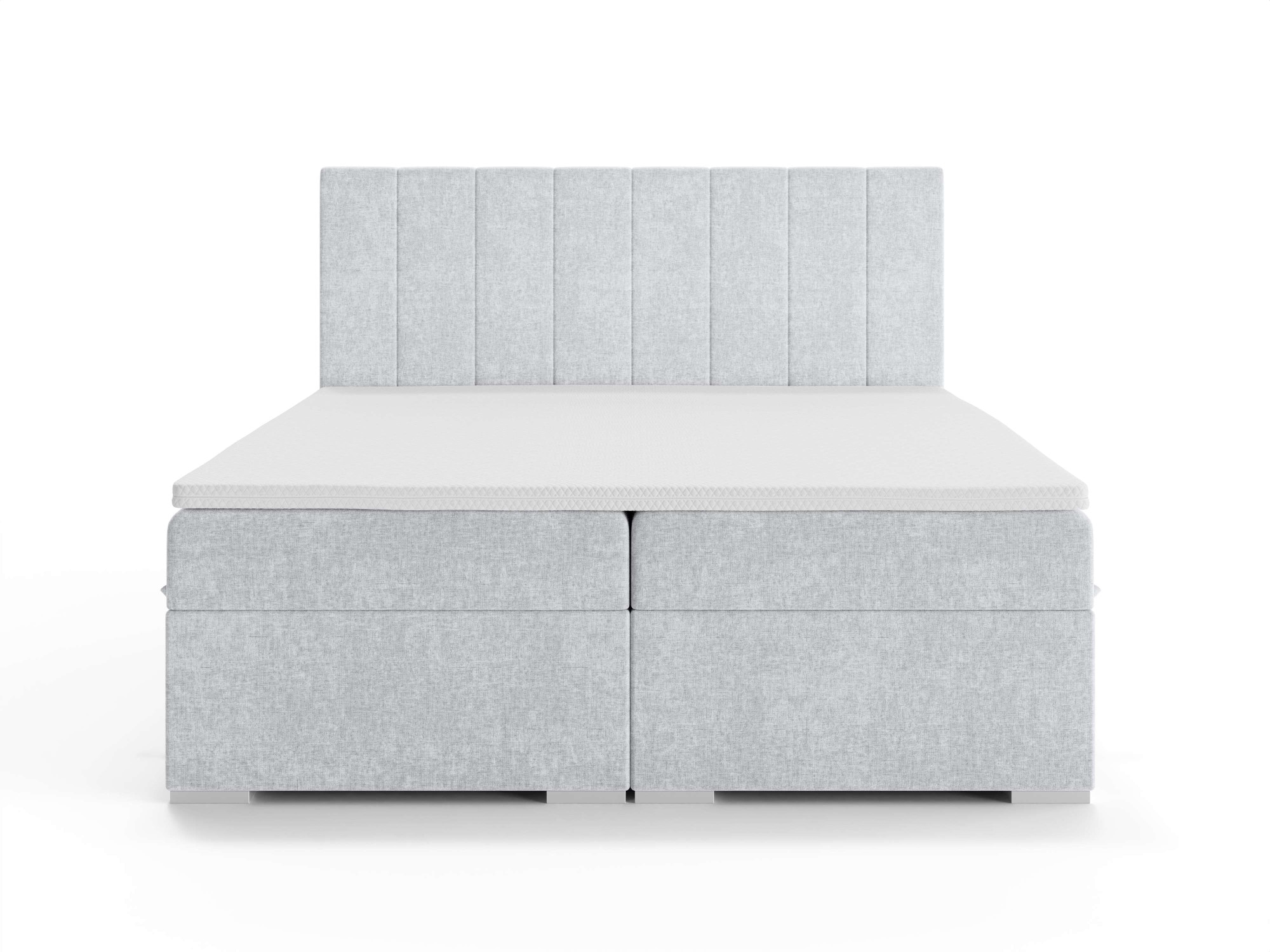 Places of Style Polsterbett »Ginoro mit Matratze und Topper, in 3 Breiten (140, 160 und 180 cm)«, Boxspringbett mit Kopfteil, Bettkasten, Matratze (BFK/TFK) und Topper