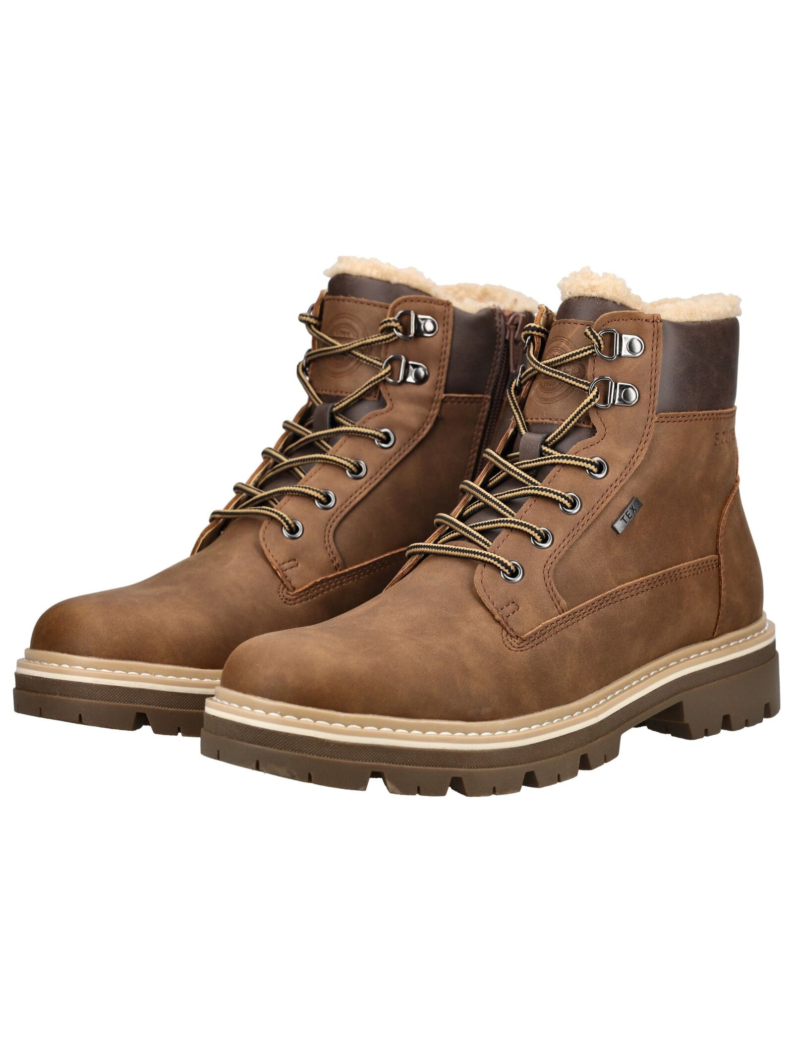 s.Oliver Schnürstiefelette »s.Oliver Stiefelette Lederimitat«