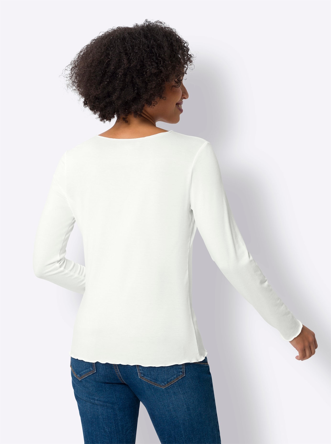 Thumbnail - heine Langarmshirt "Doppelpack Shirts" 2 Stk.