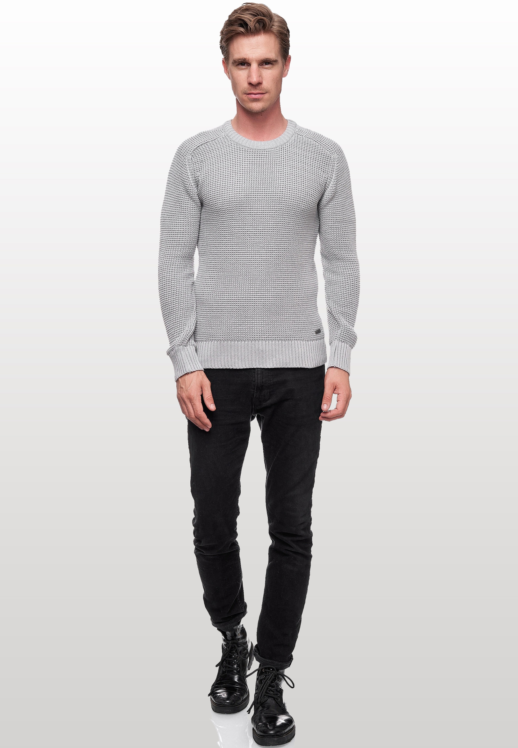 Rusty Neal Strickpullover, in sportlichem Design