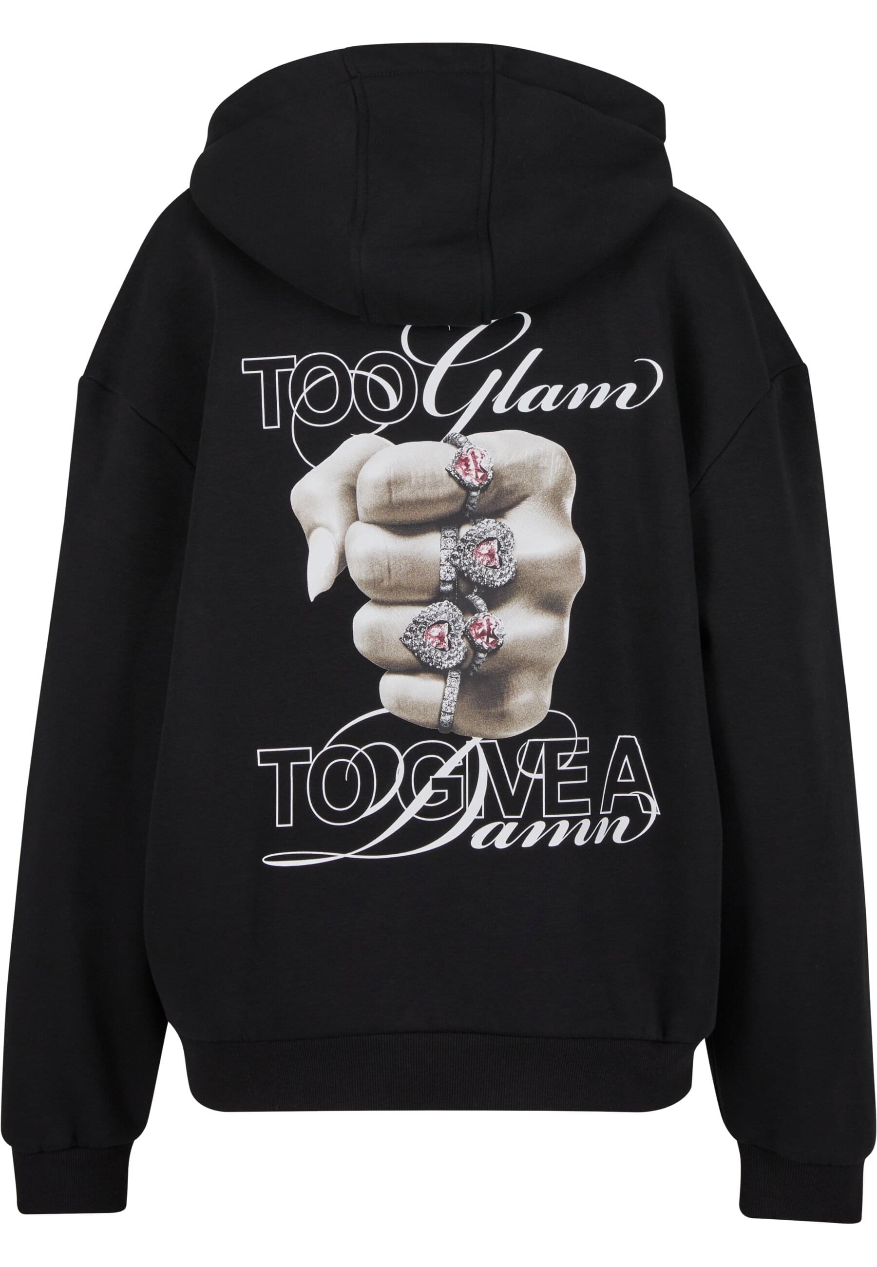 Miss Tee Kapuzenpullover »Miss Tee Give A Damn Ladies Fluffy Hoody«, (1 tlg.)