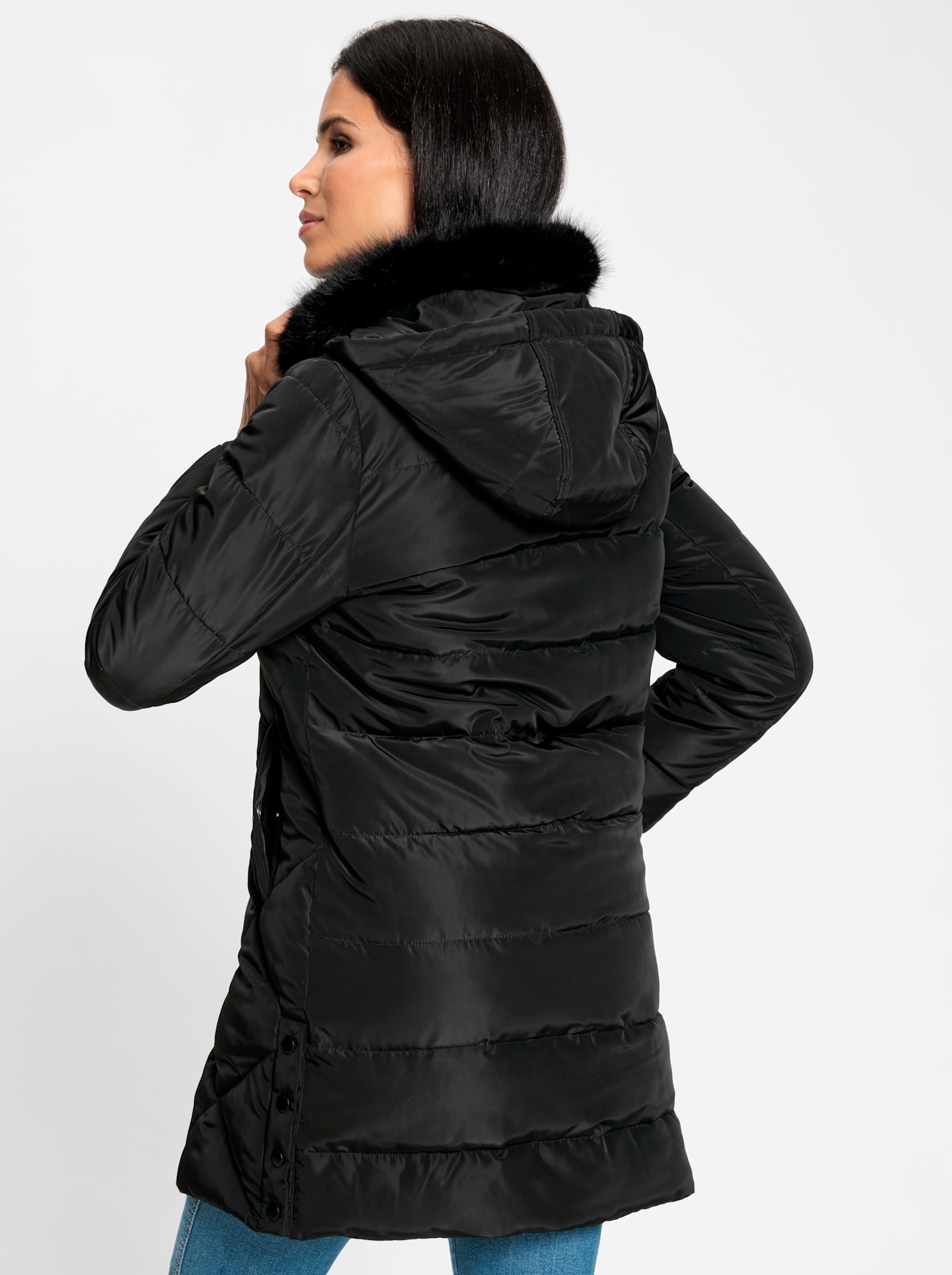 heine Langjacke, mit Kapuze