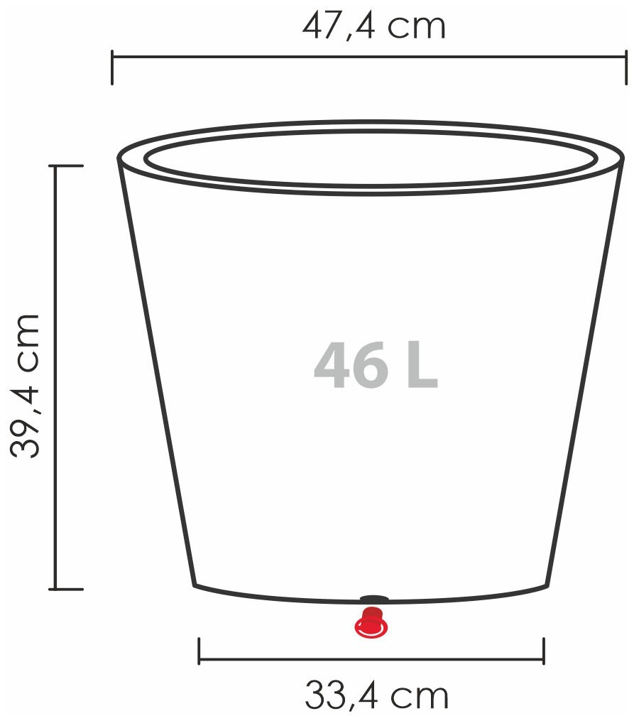 Scheurich Blumentopf »30/238 C-CONE 30«