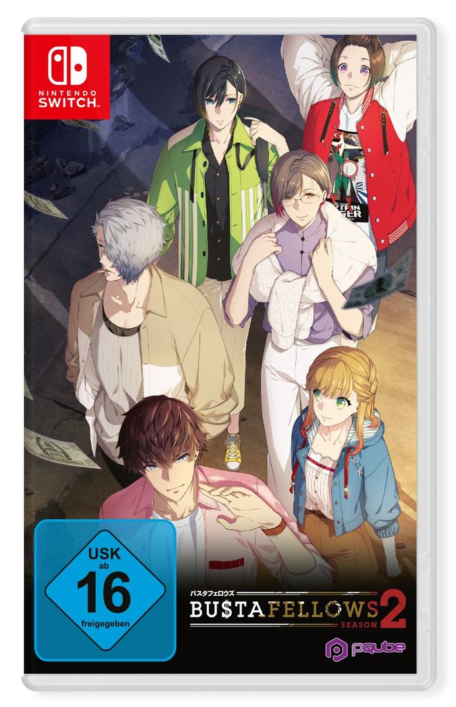 PQUBE Spielesoftware "Bustafellows Season 2", Nintendo Switch, transparent, Spielesoftware