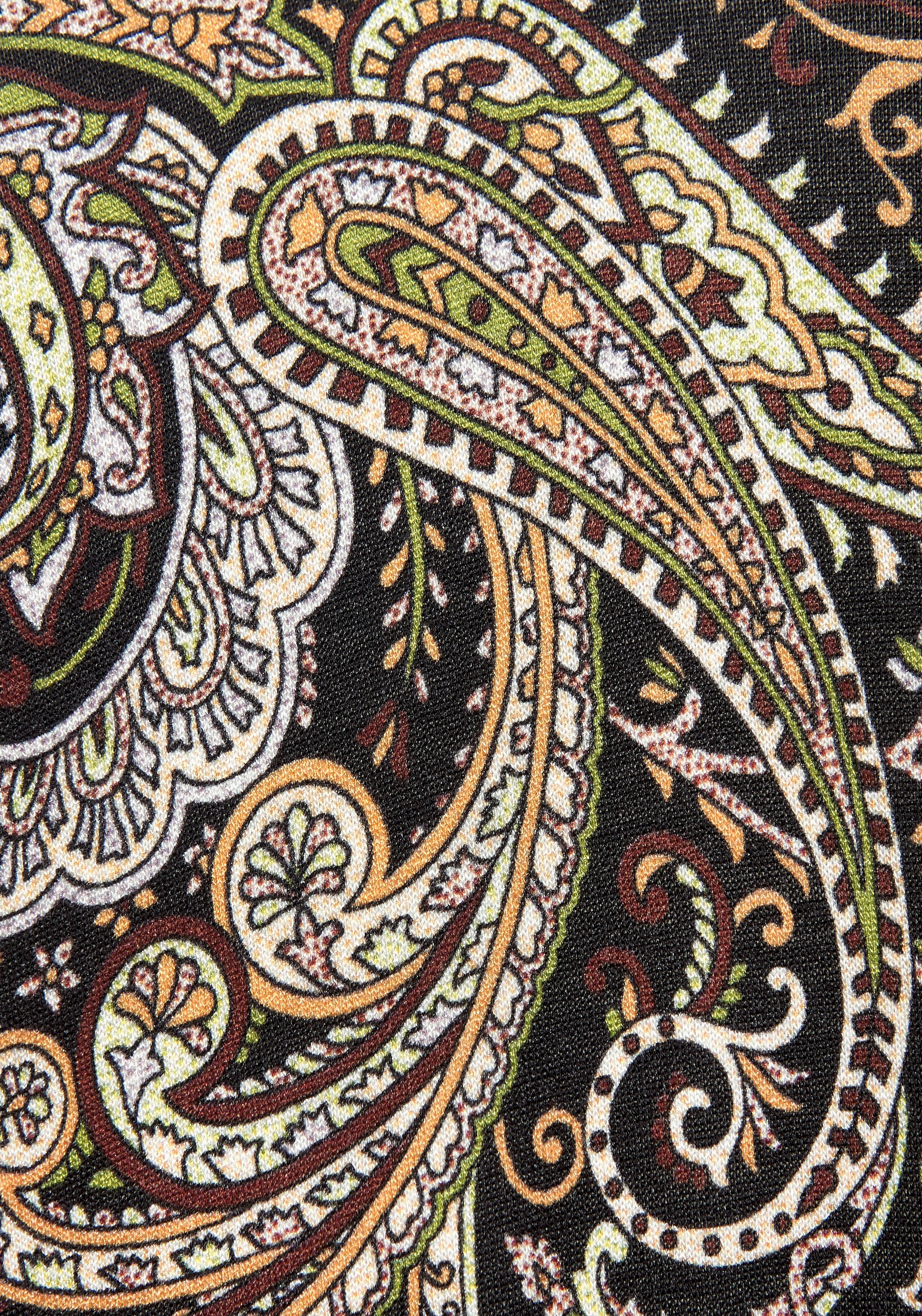 LASCANA Jerseykleid, mit Bändern an den Trägern, Alloverprint