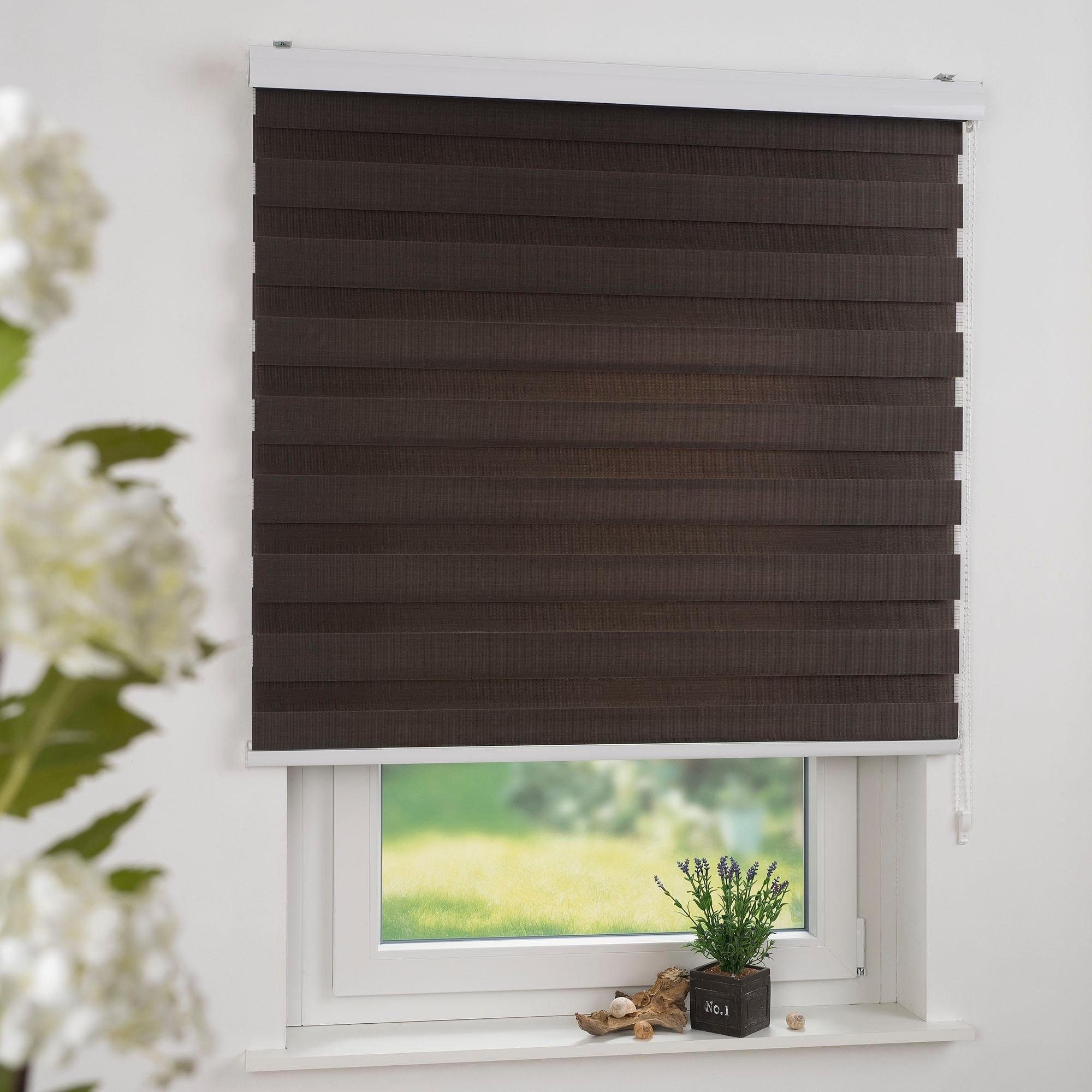 Liedeco Doppelrollo »Duo-Rollo mit Blende« Lichtschutz