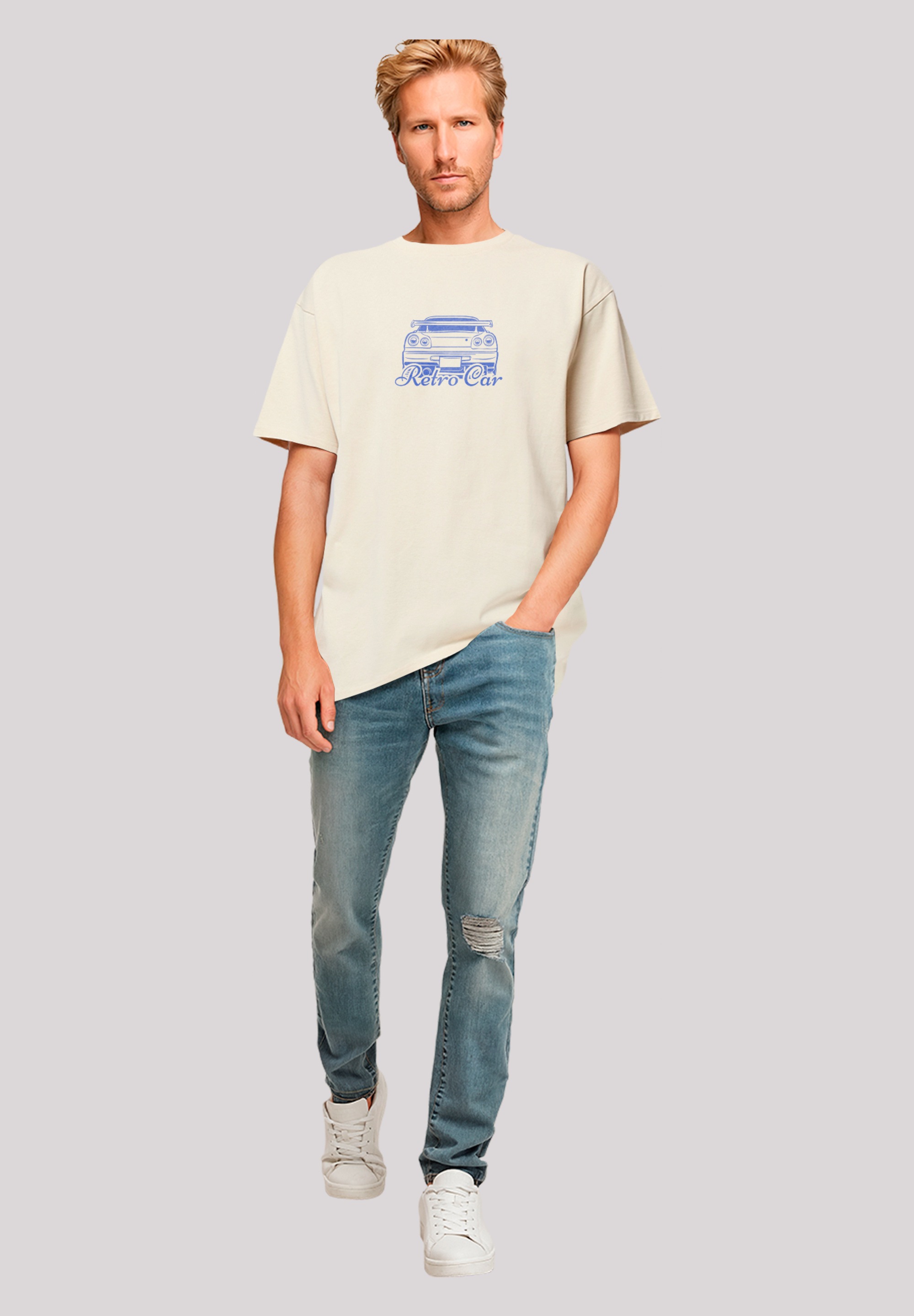 F4NT4STIC T-Shirt »Retro Car Oversize Japanese Streetstyle«, Japan Streetwear Styles