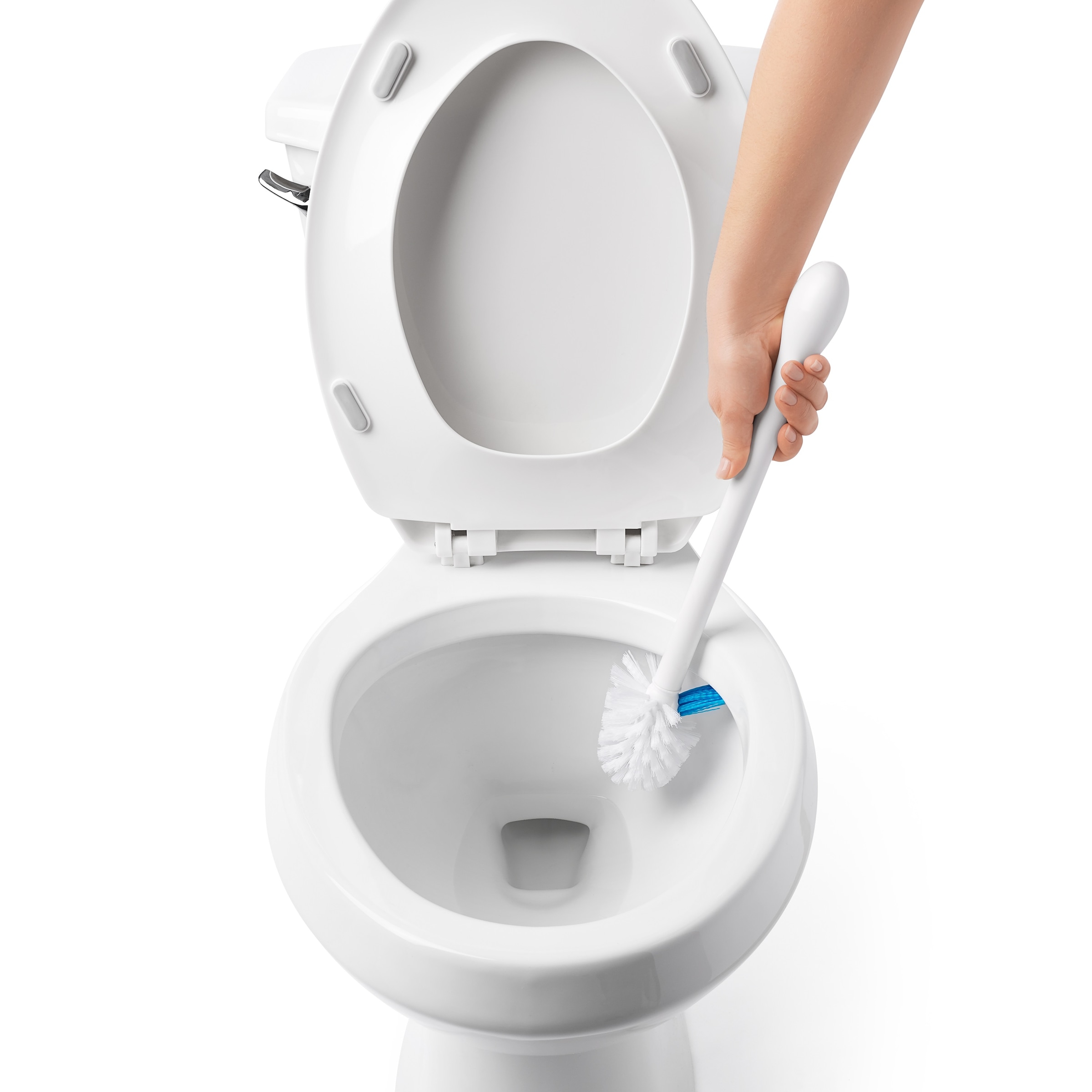 OXO Good Grips WC-Reinigungsbürste »Toilettenbürste mit Randreiniger« 2 Stk. aus Kunststoff | Nylon