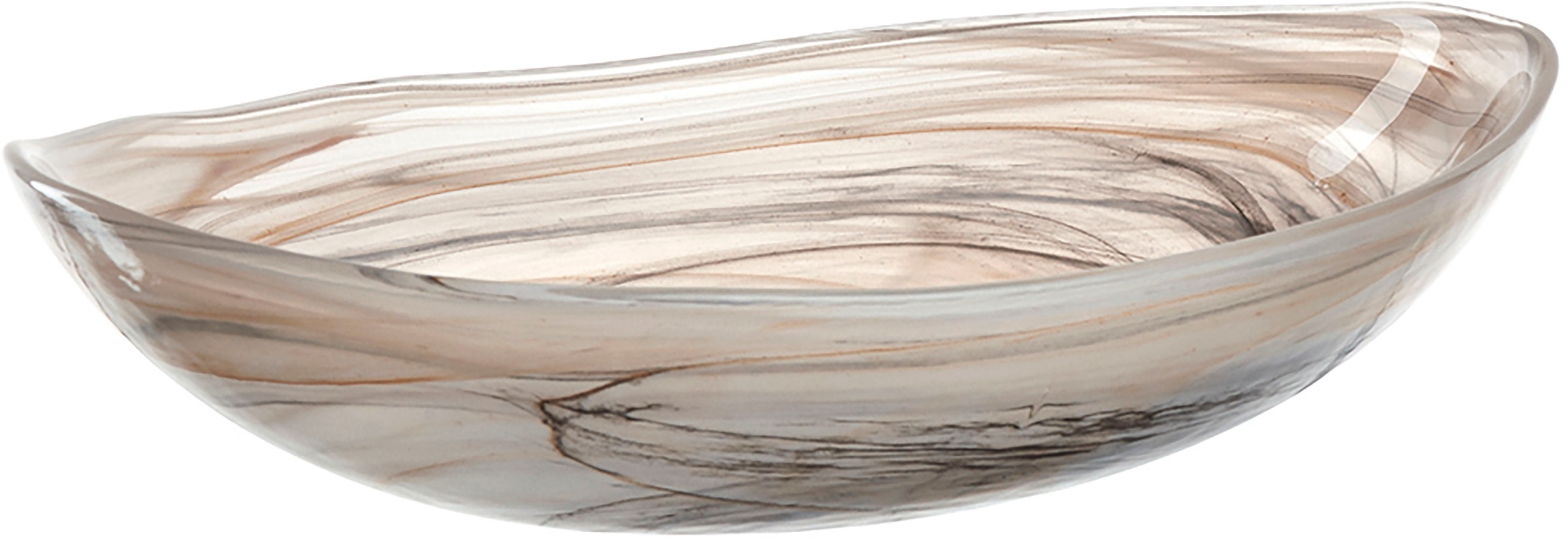 LEONARDO Dekoschale "ALABASTRO 22 cm oval 4er-Set", (Set, 4 St.) günstig online kaufen