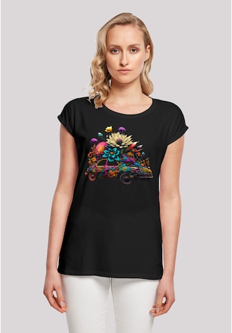 F4NT4STIC Marškinėliai »Blumen Auto Tee« Print