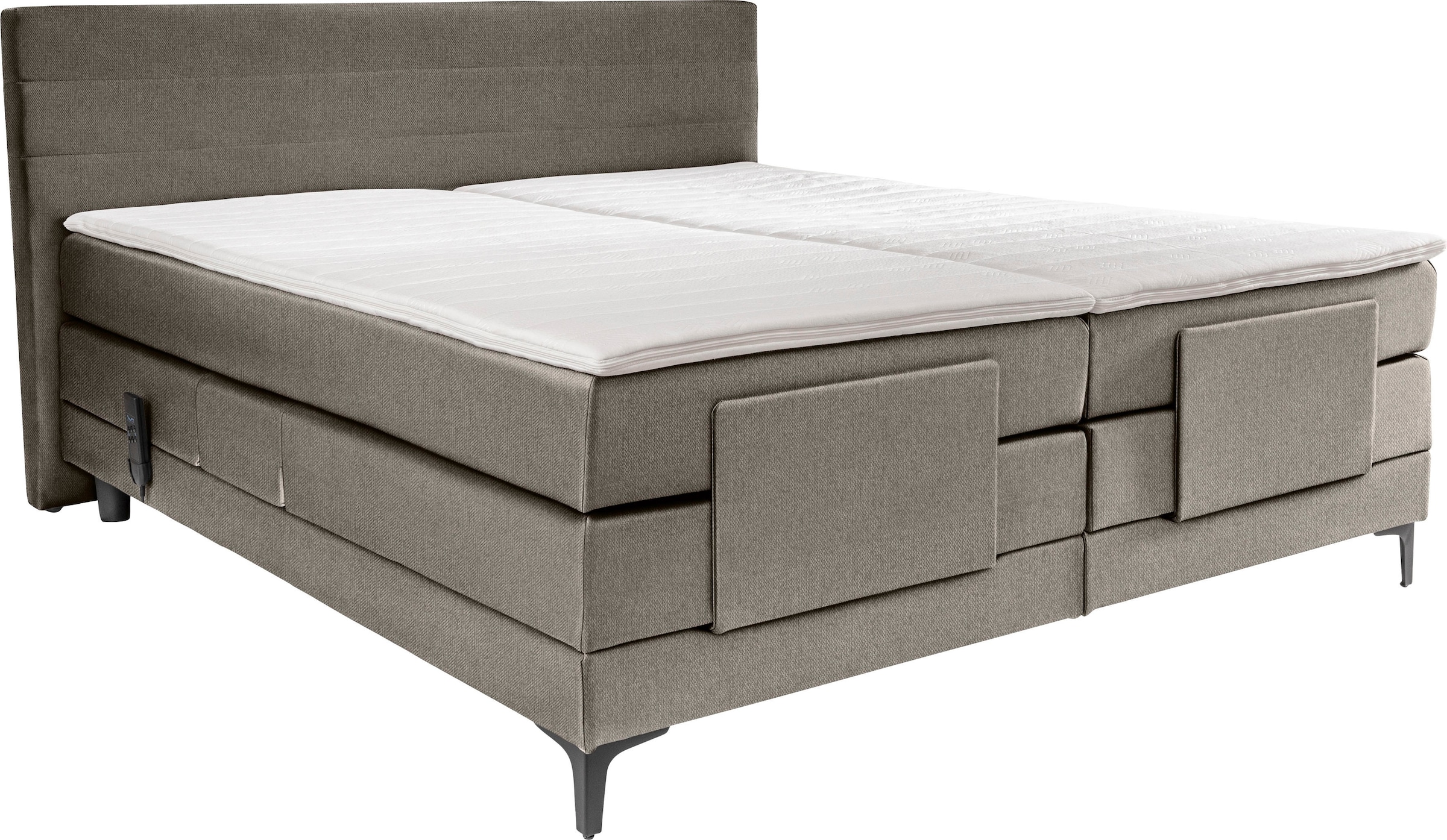 alina Boxspringbett "Powell" inkl. Motor, Matratze und Topper, in unterschi günstig online kaufen