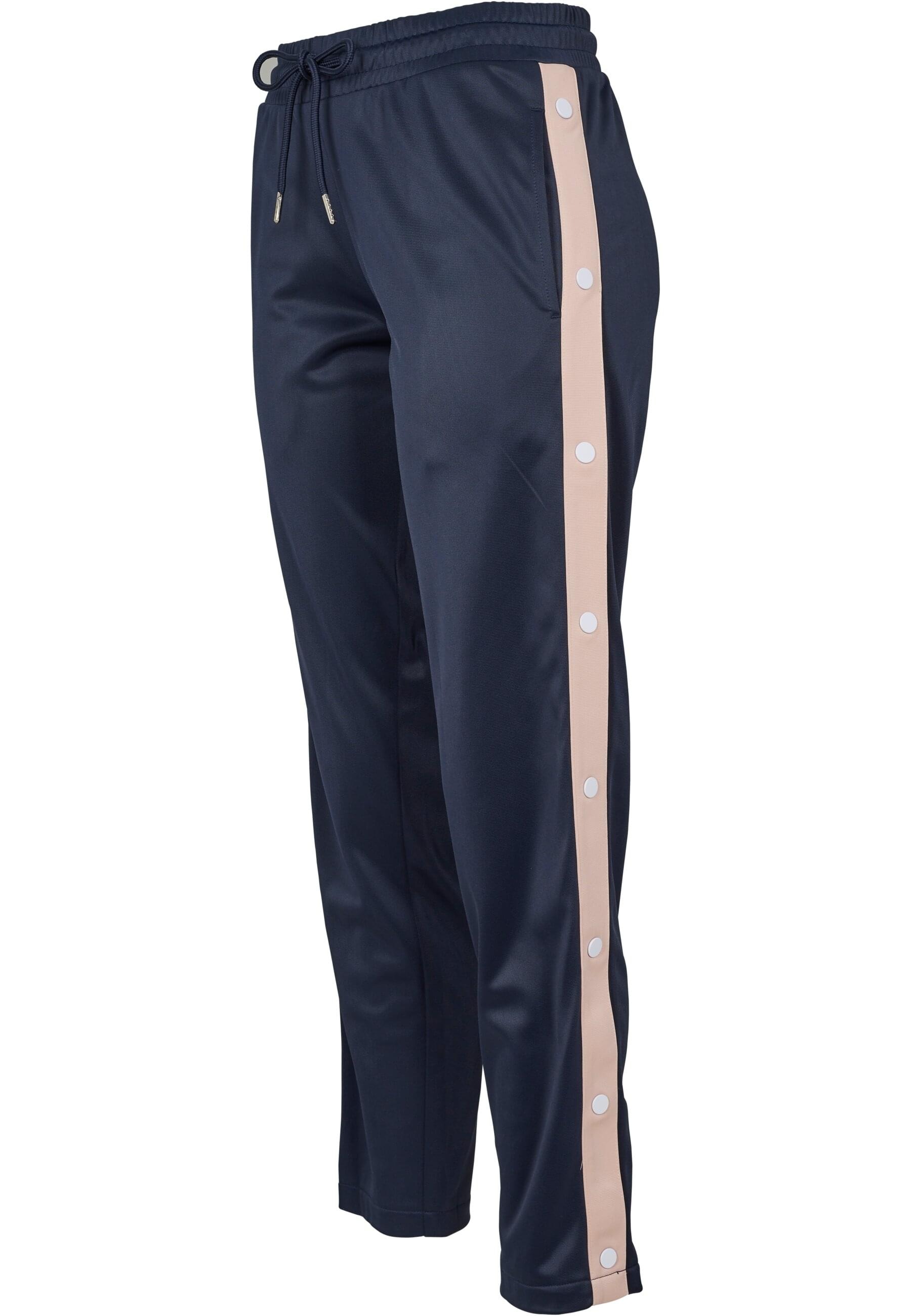URBAN CLASSICS Stoffhose »Urban Classics Damen Ladies Button Up Track Pants«, (1 tlg.)