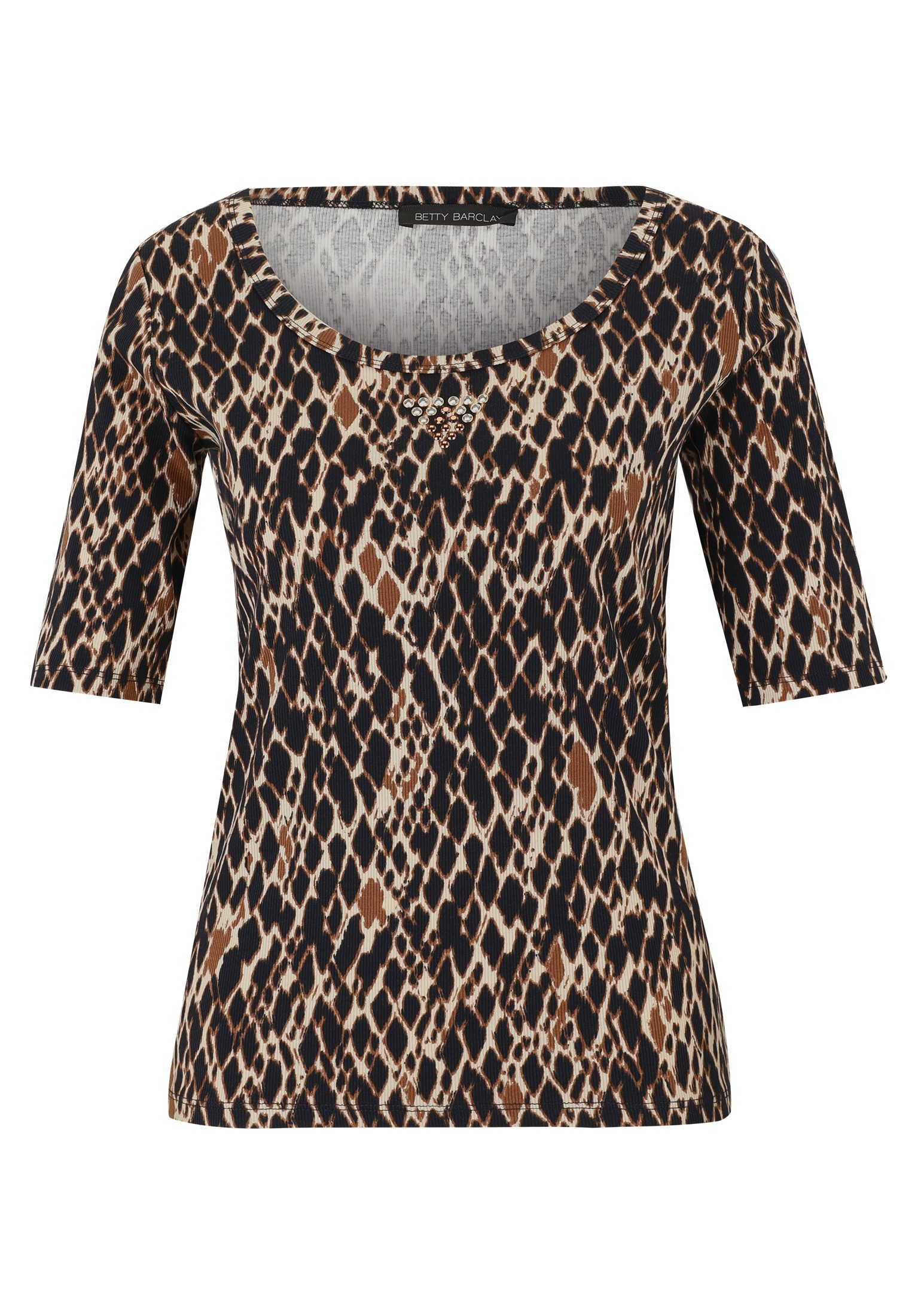 Betty Barclay Kurzarmshirt "Damen Trägertop mit Rippenstruktur", 1 Stk. günstig online kaufen